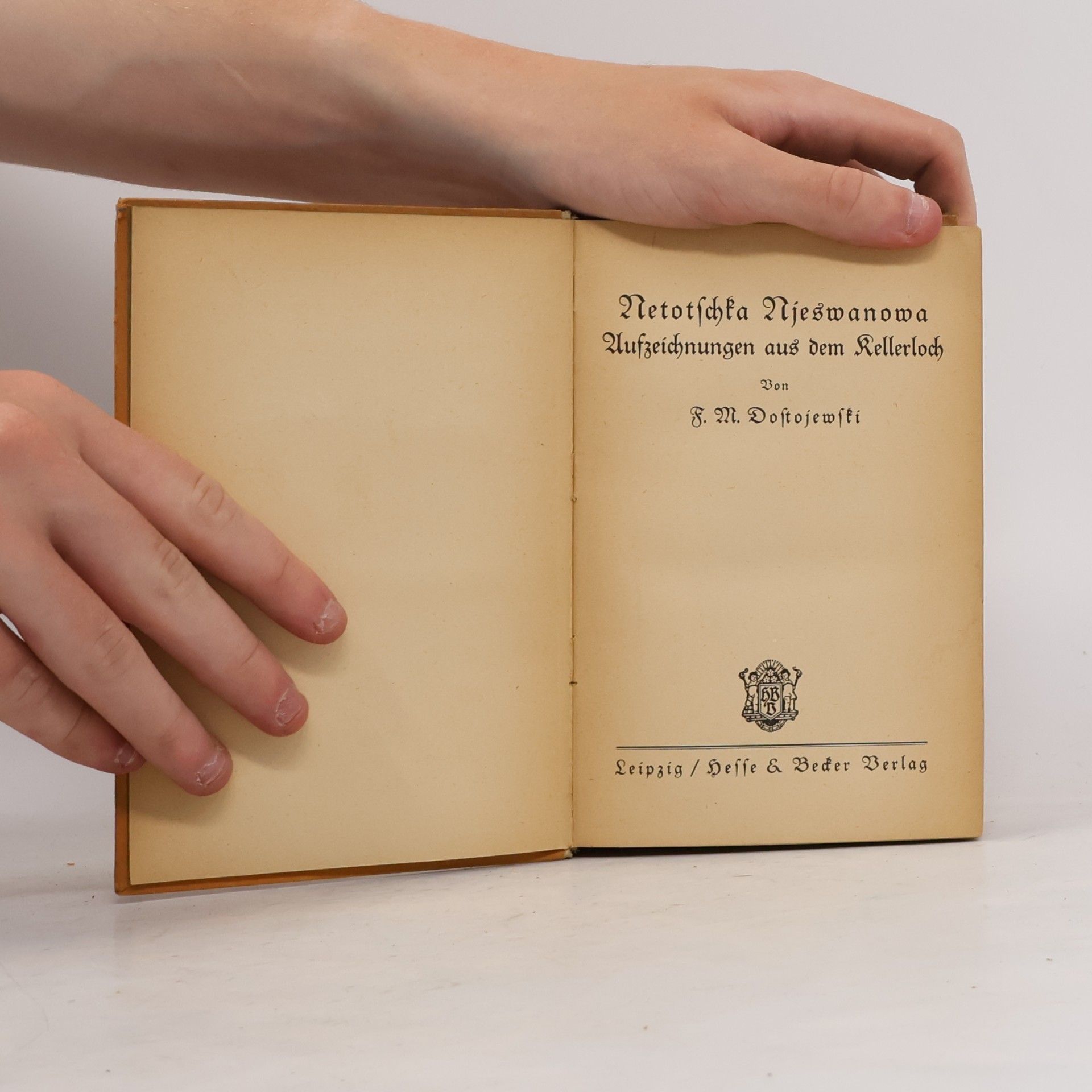 Fjodor Michajlovič Dostojevskij Netotschka Njeswanowa. Aufzeichnungen aus dem Kellerloch