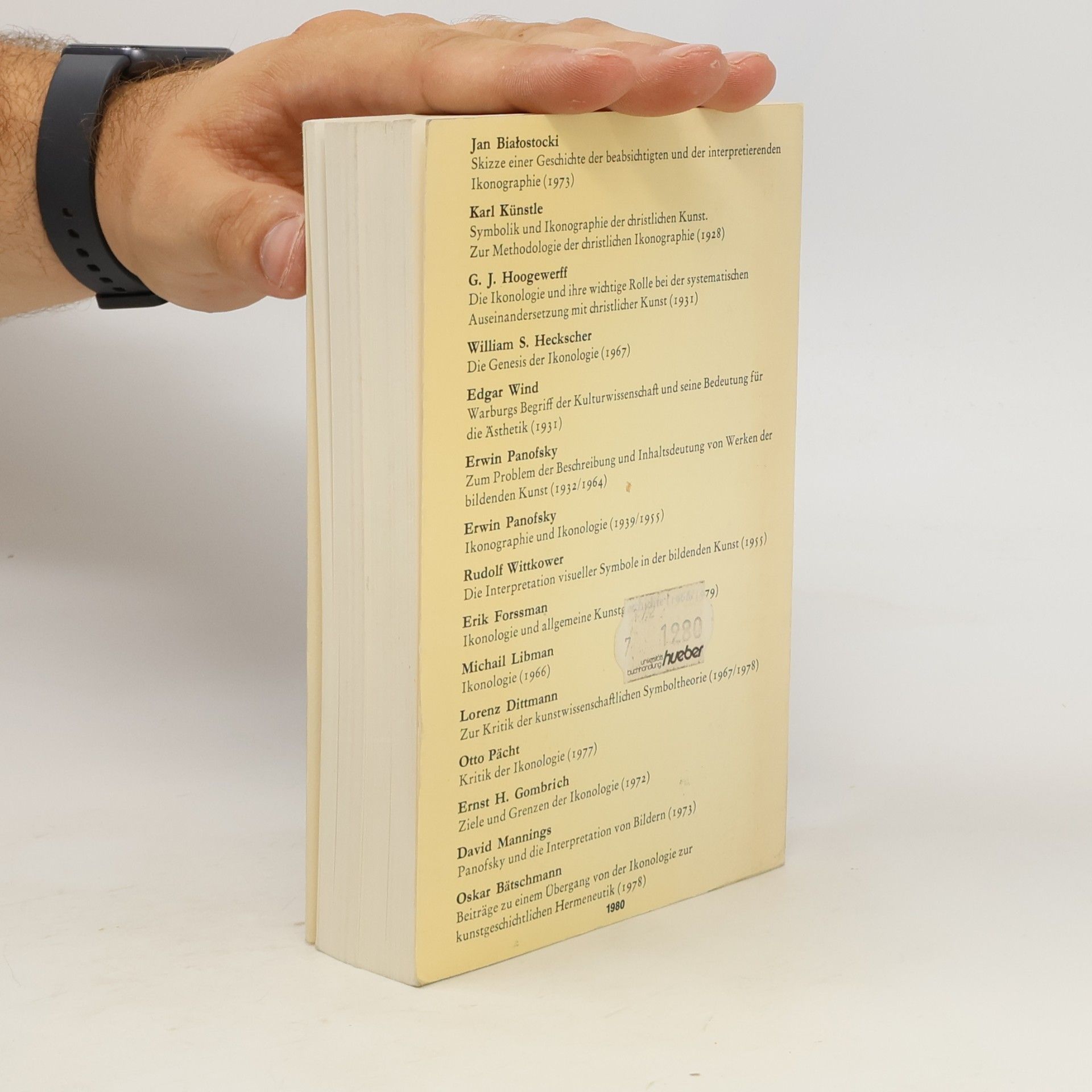 Ekkehard Kaemmerling Ikonographie und Ikonologie. Theorien. Entwicklung. Probleme.
