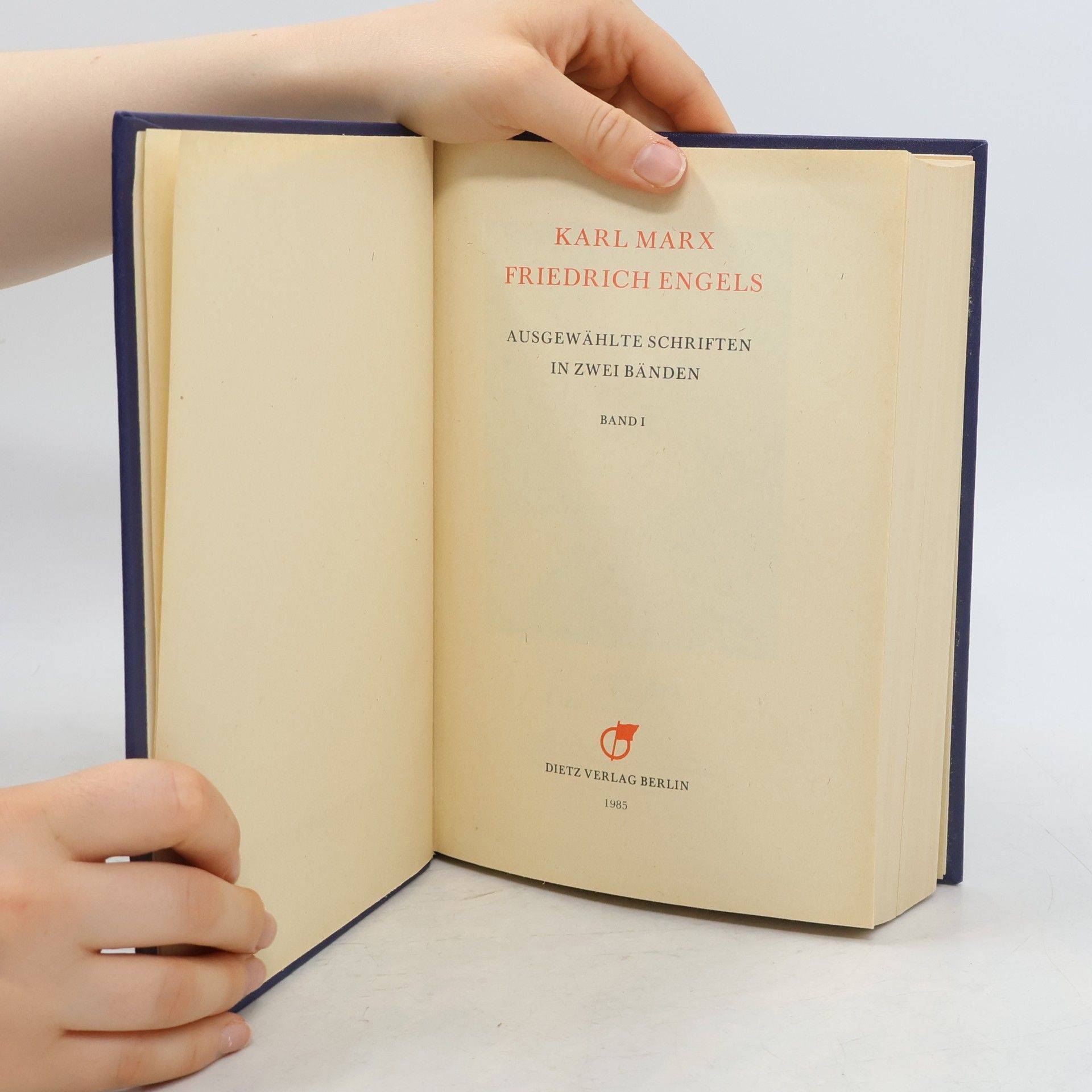 Karl Marx Ausgewählte Schriften I