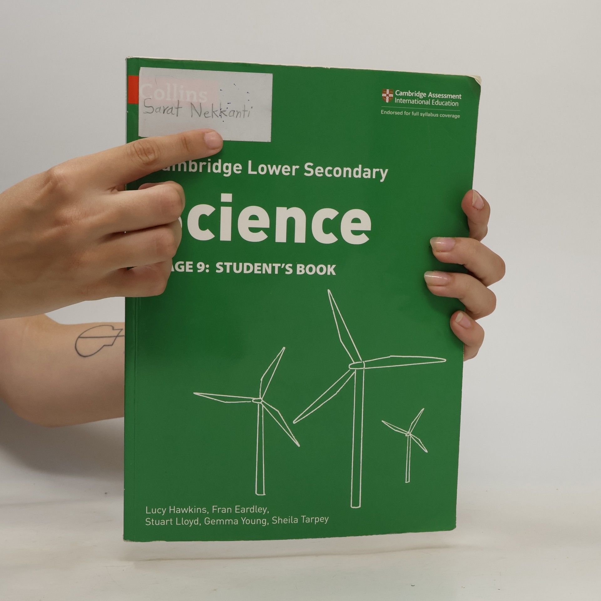 Lucy Hawkinson Collins Cambridge Lower Secondary Science - 9: Lower Secondary Science Student's Book: Stage 9