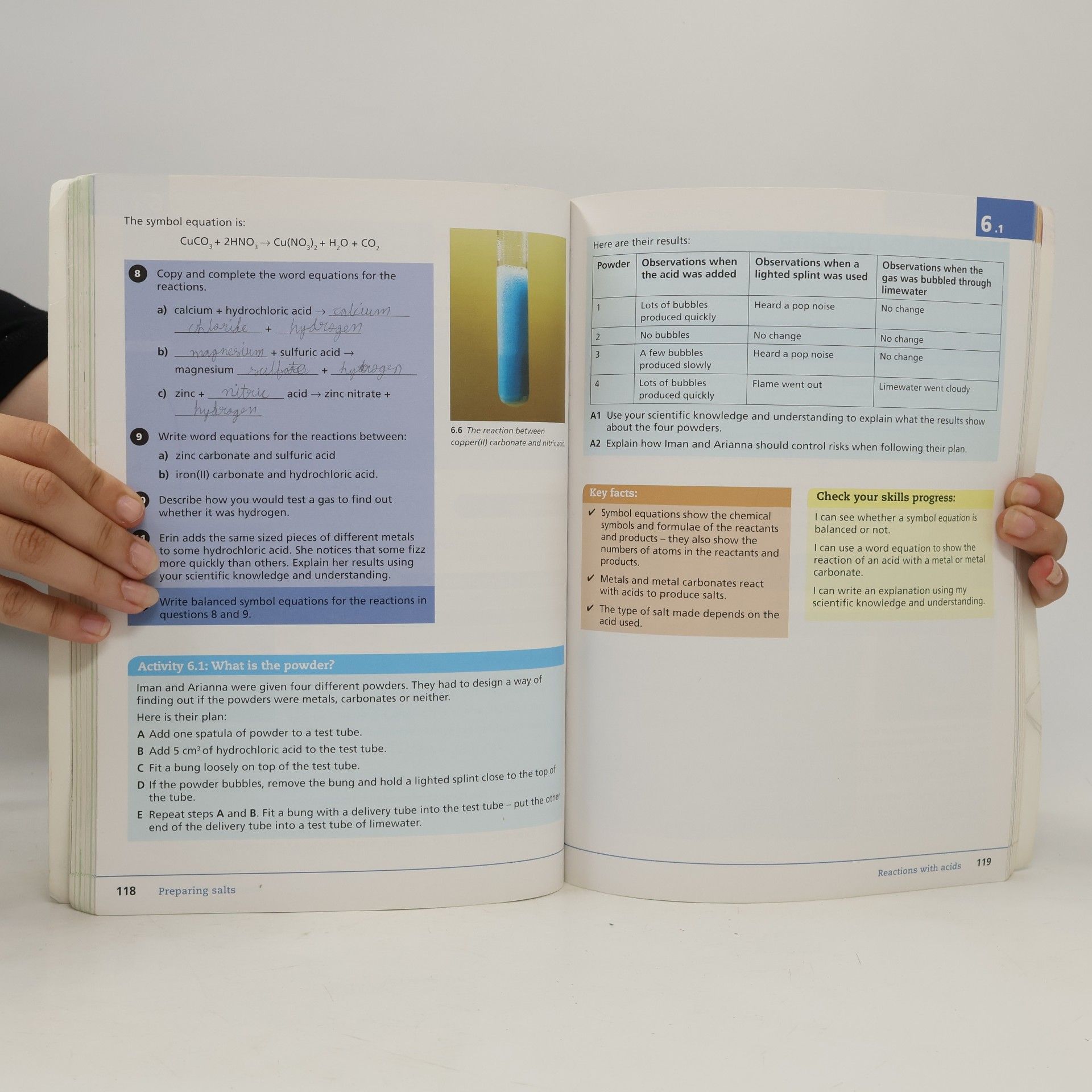 Lucy Hawkinson Collins Cambridge Lower Secondary Science - 9: Lower Secondary Science Student's Book: Stage 9