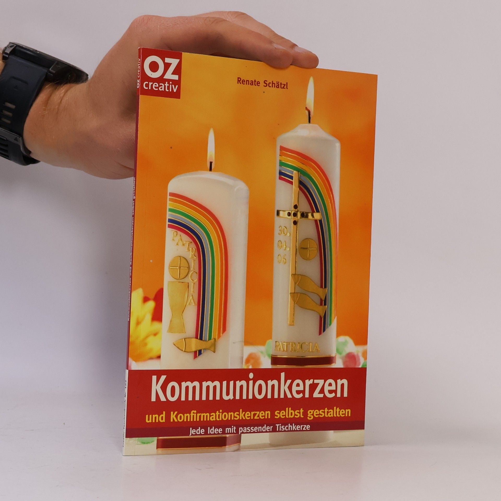 Renate Schätzl Kommunionkerzen und Konfirmationskerzen selbst gestalten