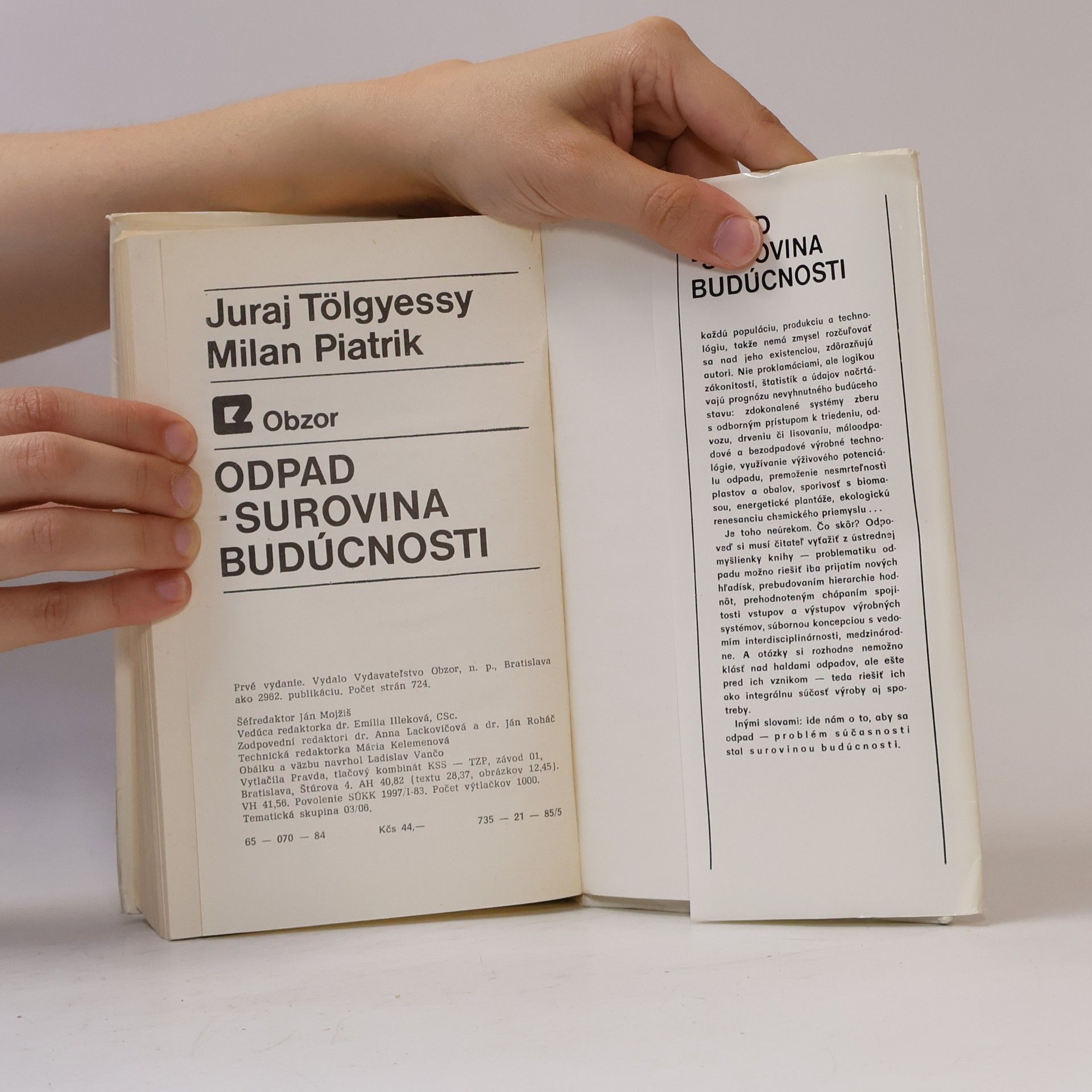 Juraj Tölgyessy Odpad - surovina budúcnosti