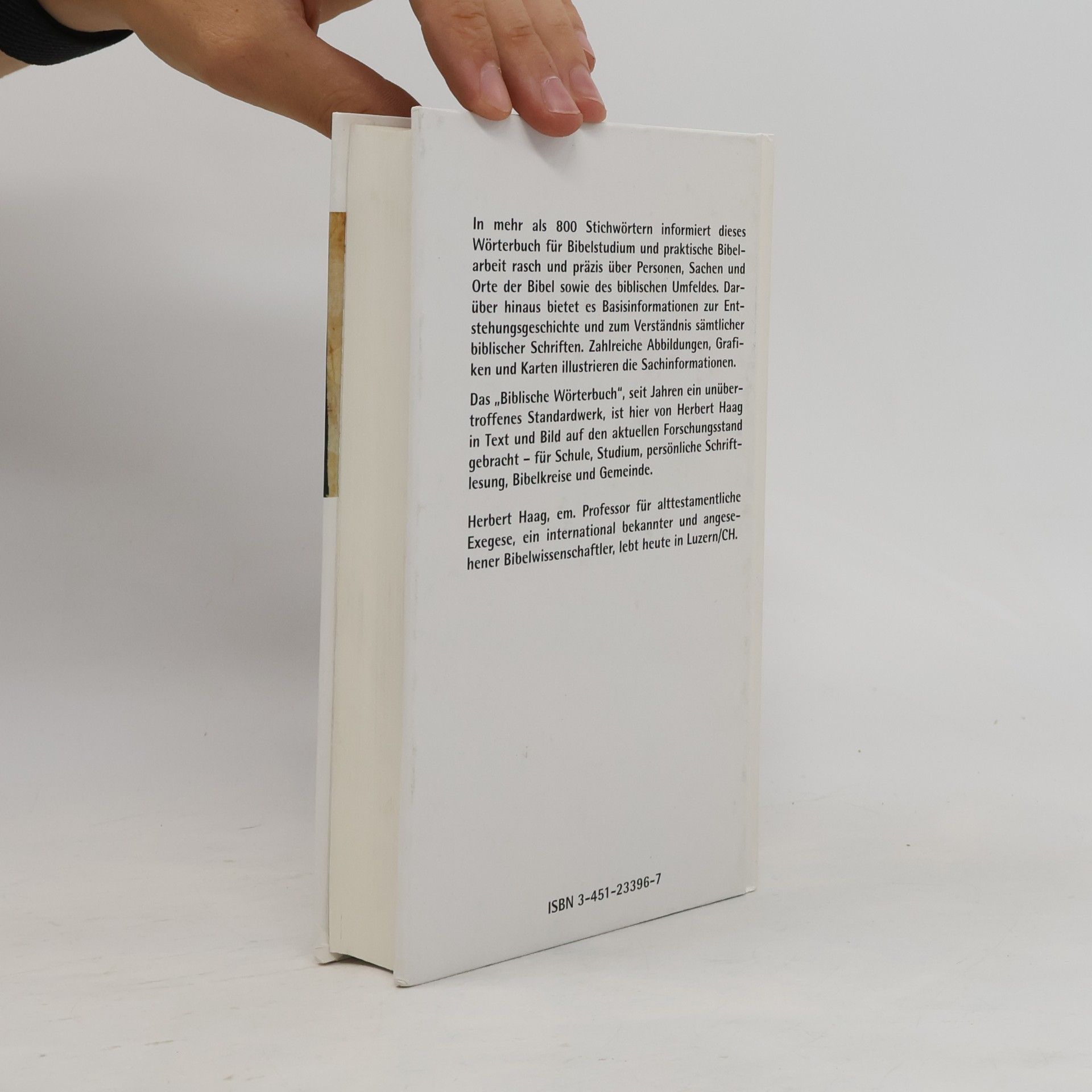 Herbert Haag Biblisches Wörterbuch