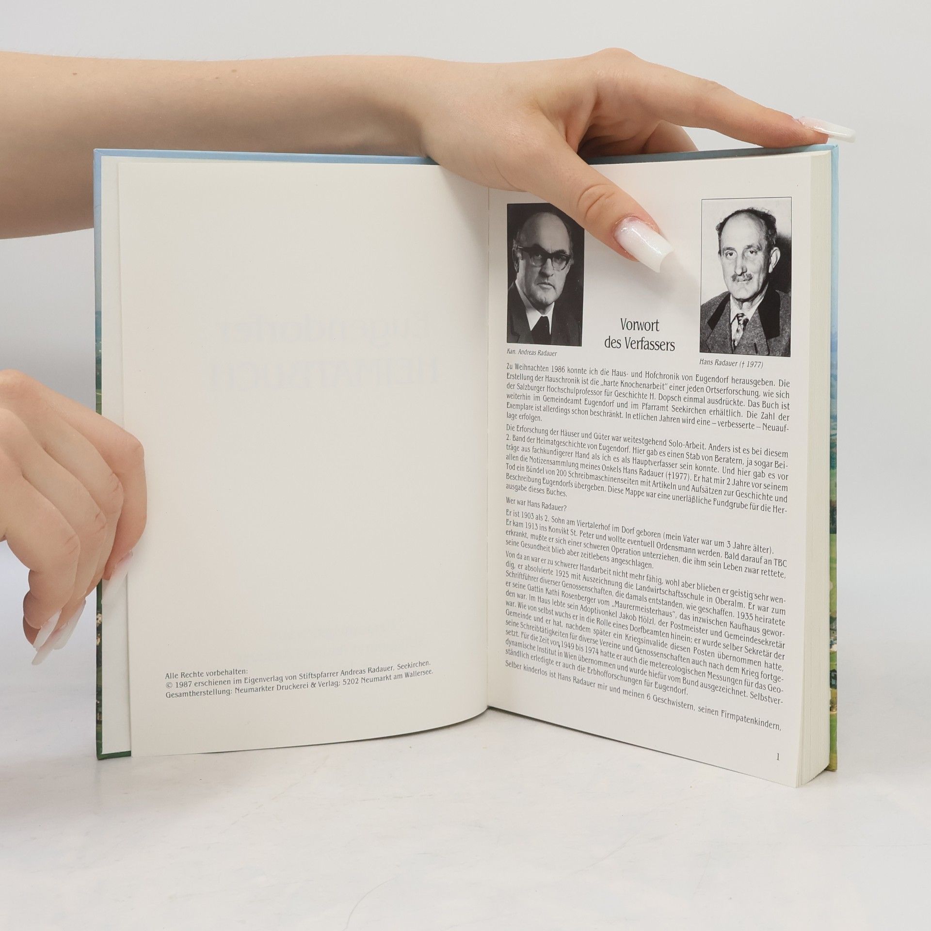 Various authors Eugendorfer Heimatbuch