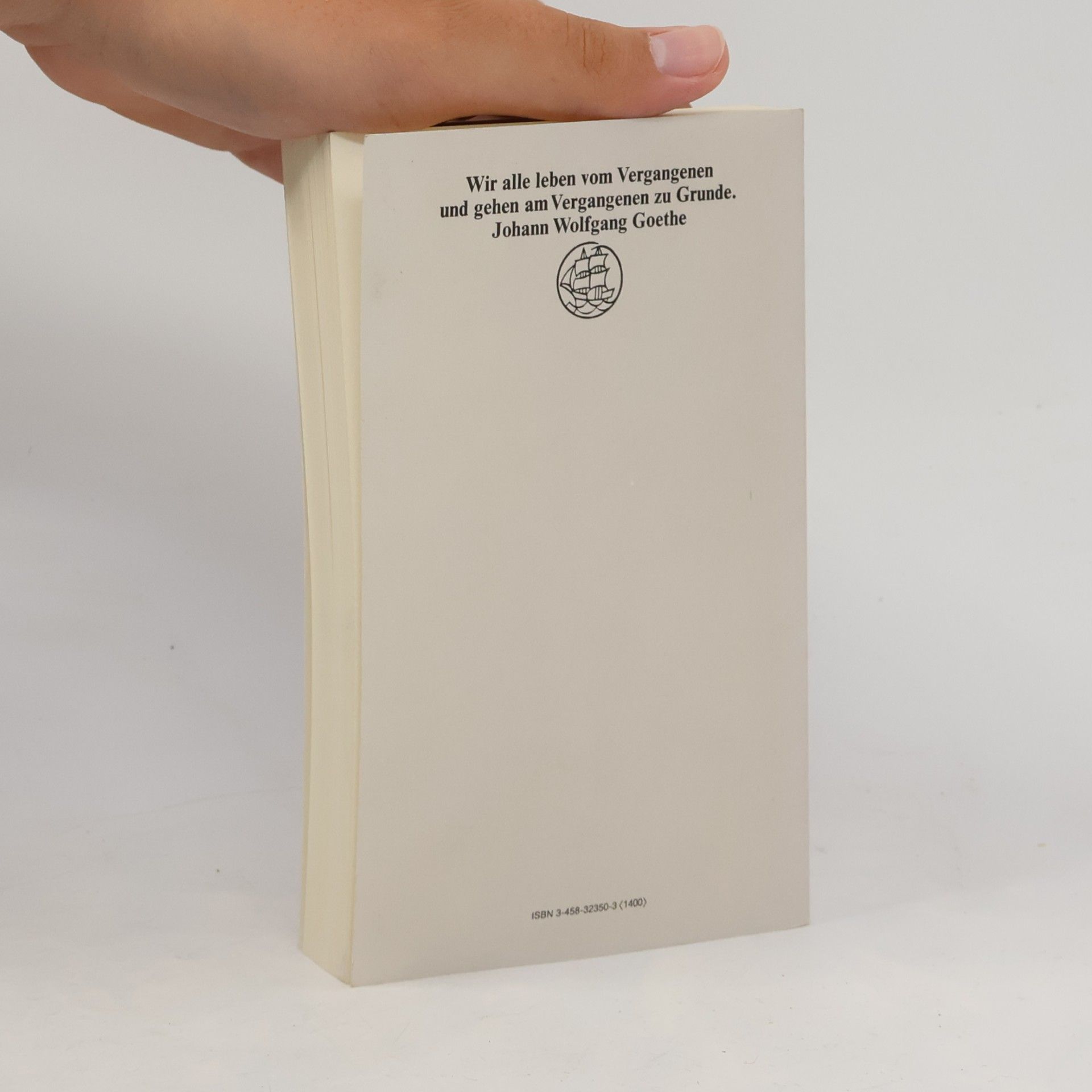Johann Wolfgang von Goethe Erfahrung der Geschichte