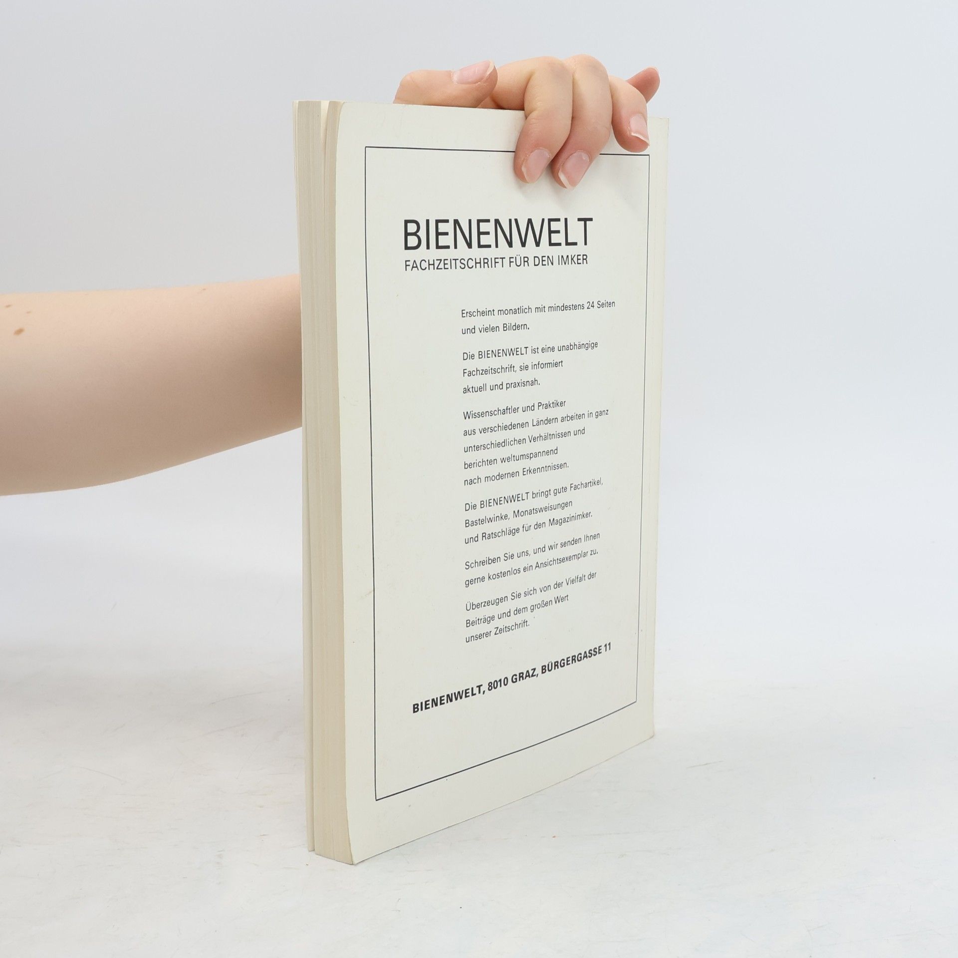 Romedius Girtler Der Bienenmuch
