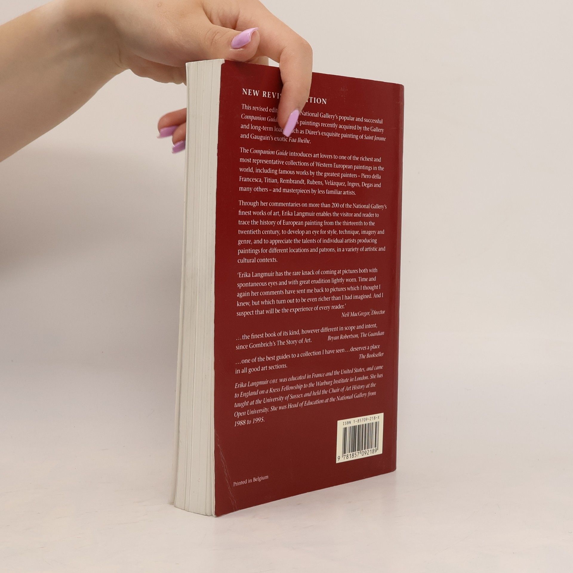 Erika Langmuir The National Gallery Companion Guide
