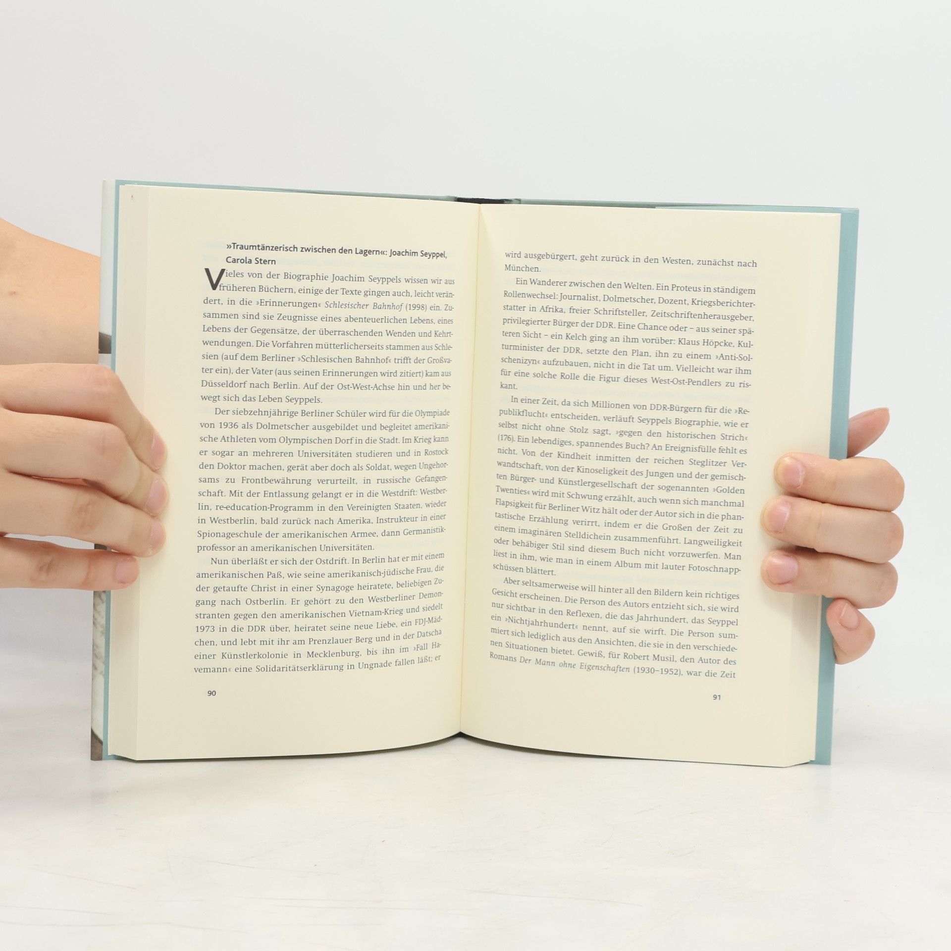 Walter Hinck Selbstannäherungen