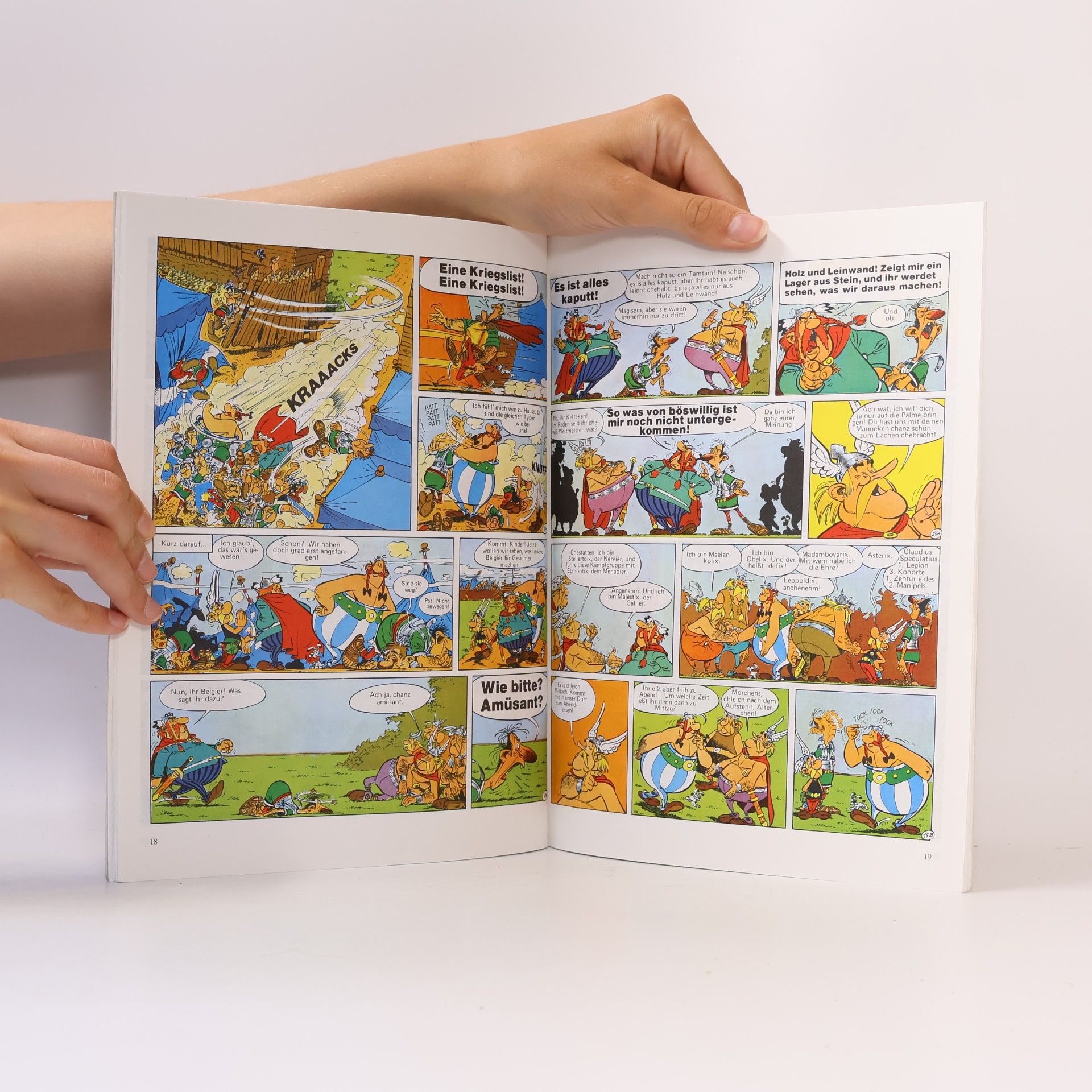 René Goscinny Asterix bei den Belgiern