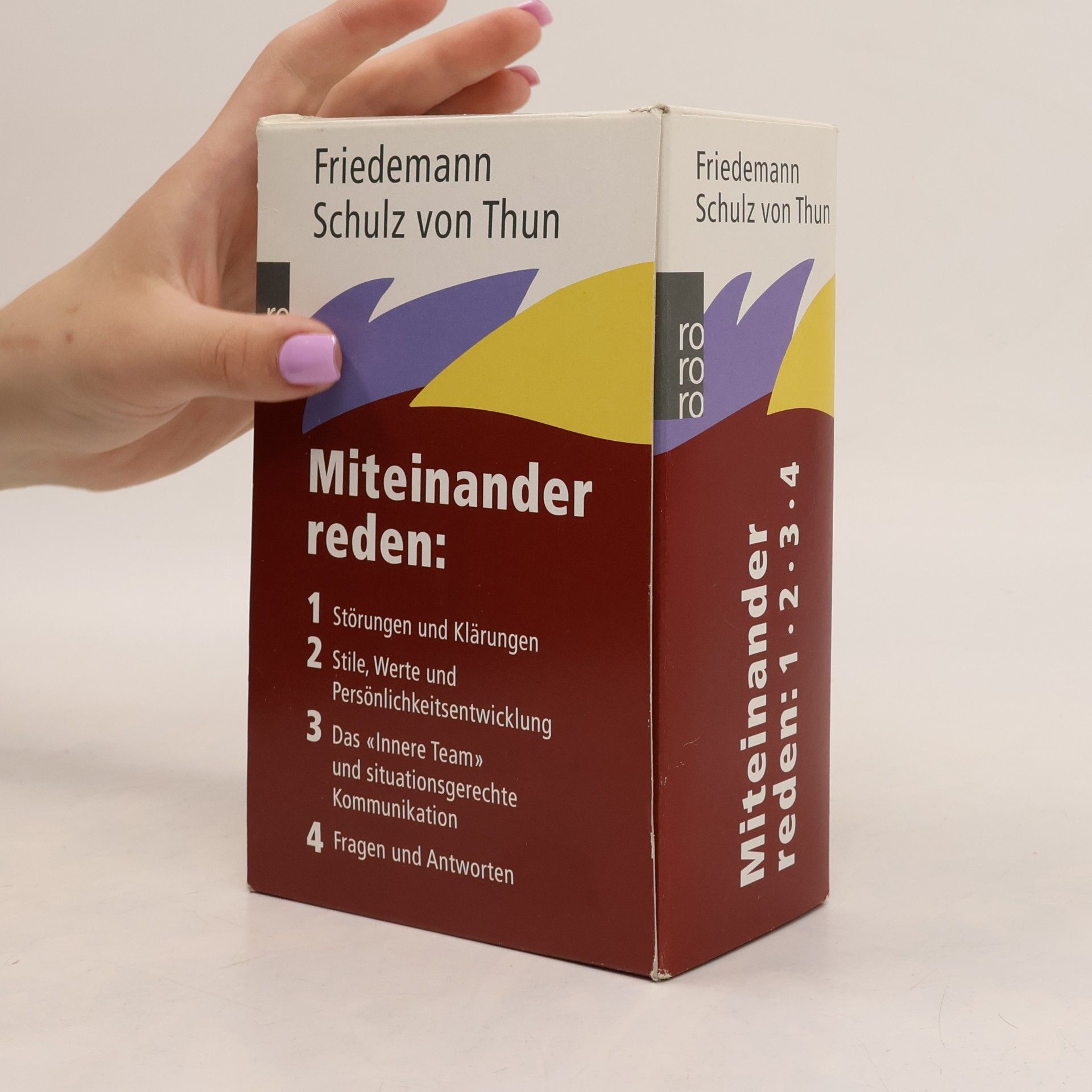Friedemann Schulz von Thun Miteinander reden 1-4