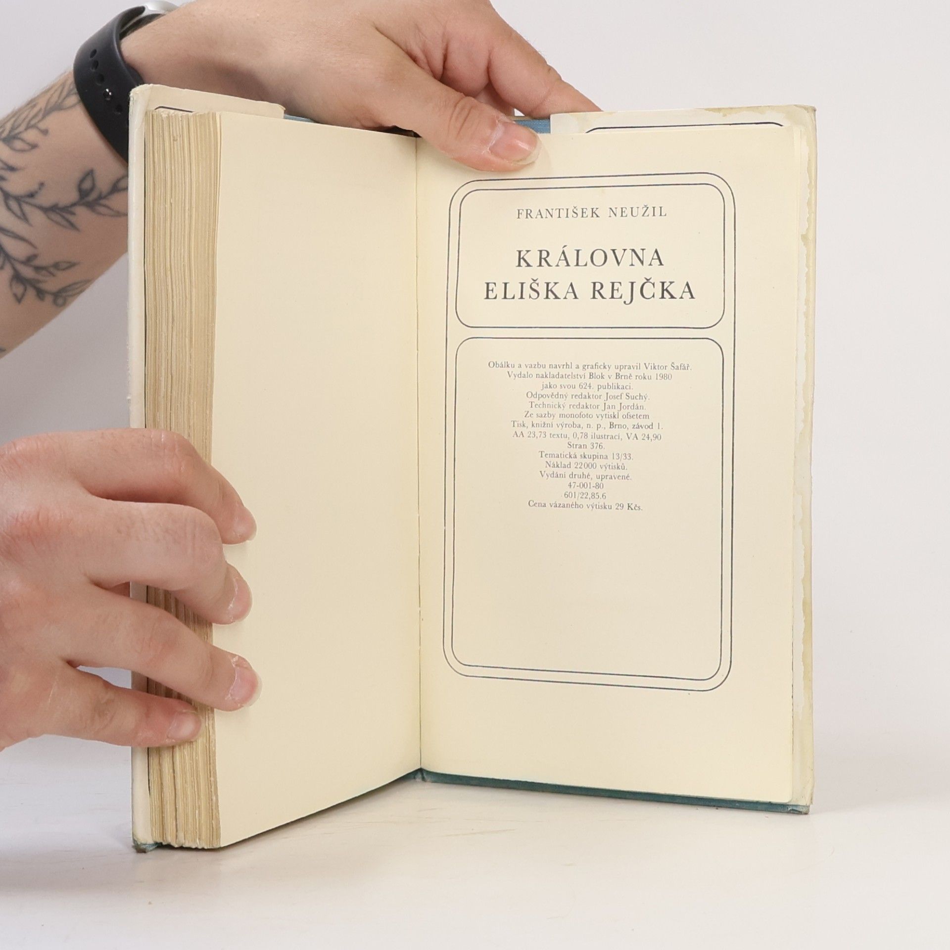 František Neužil Královna Eliška Rejčka
