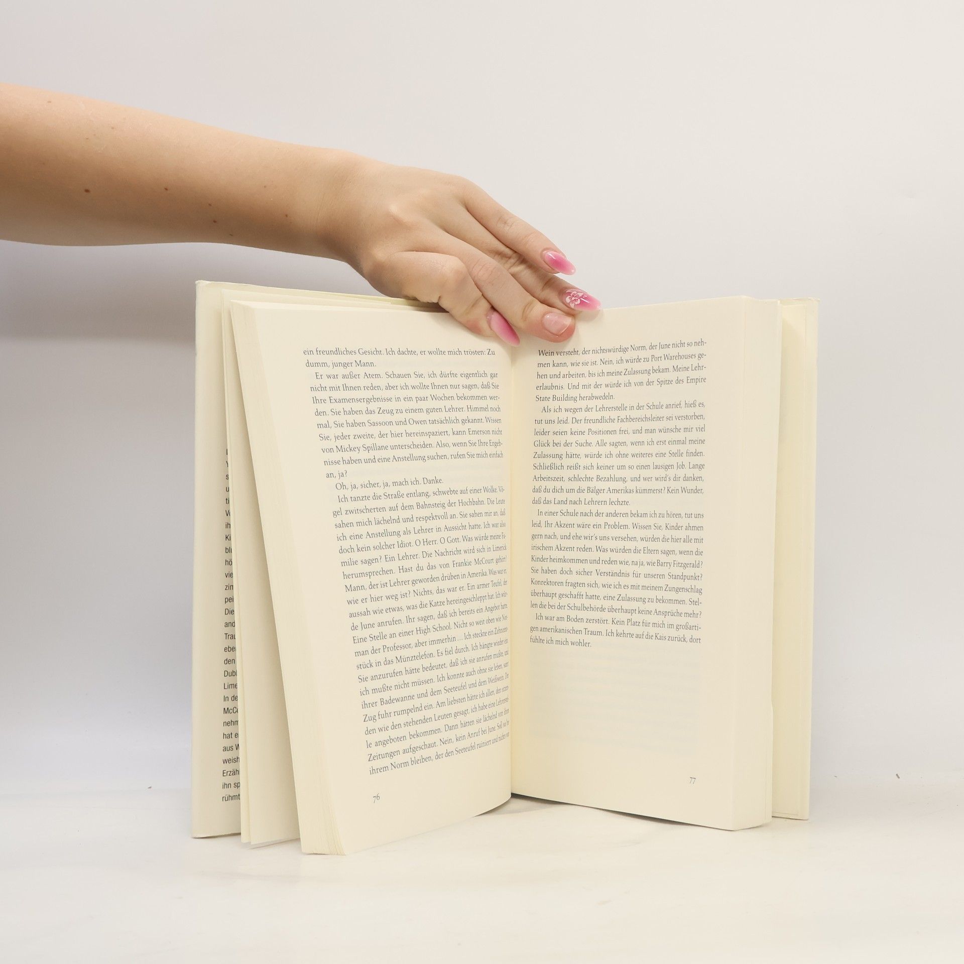 Frank McCourt Tag und Nacht und auch im Sommer