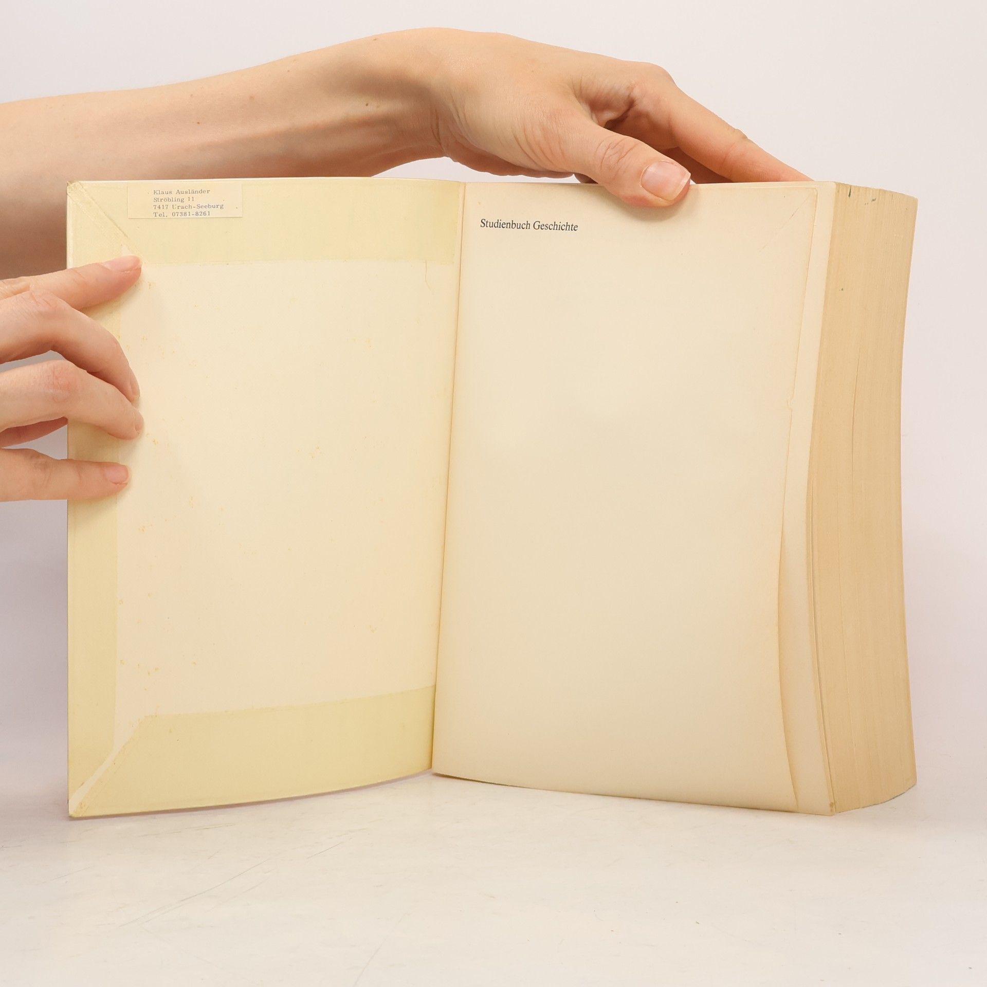 Horst Callies Studienbuch Geschichte