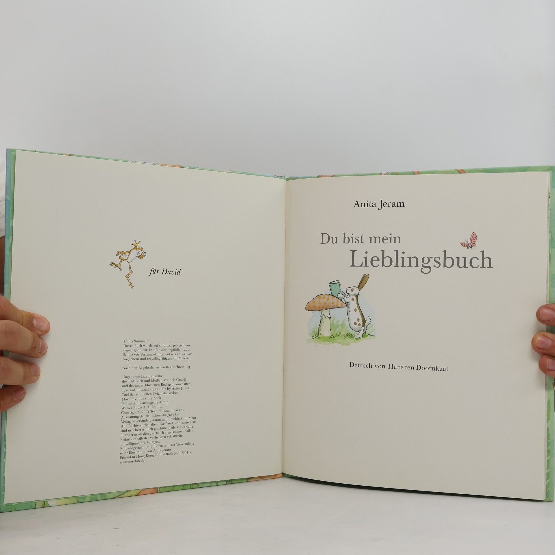 Anita Jeram Du bist mein Lieblingsbuch