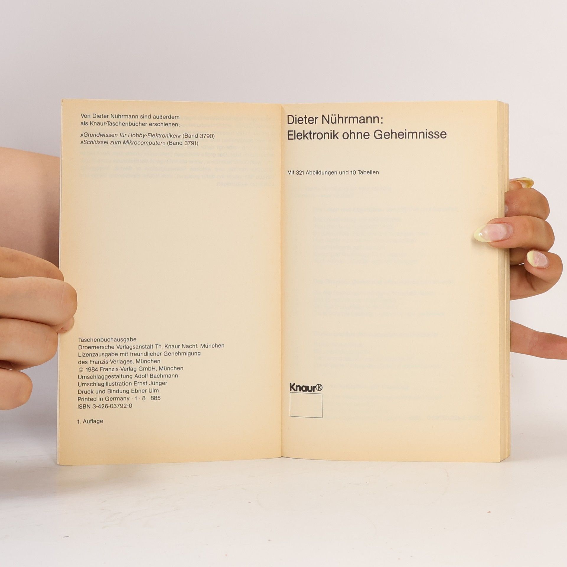 Dieter Nührmann Knaur Taschenbücher: Elektronik ohne Geheimnisse