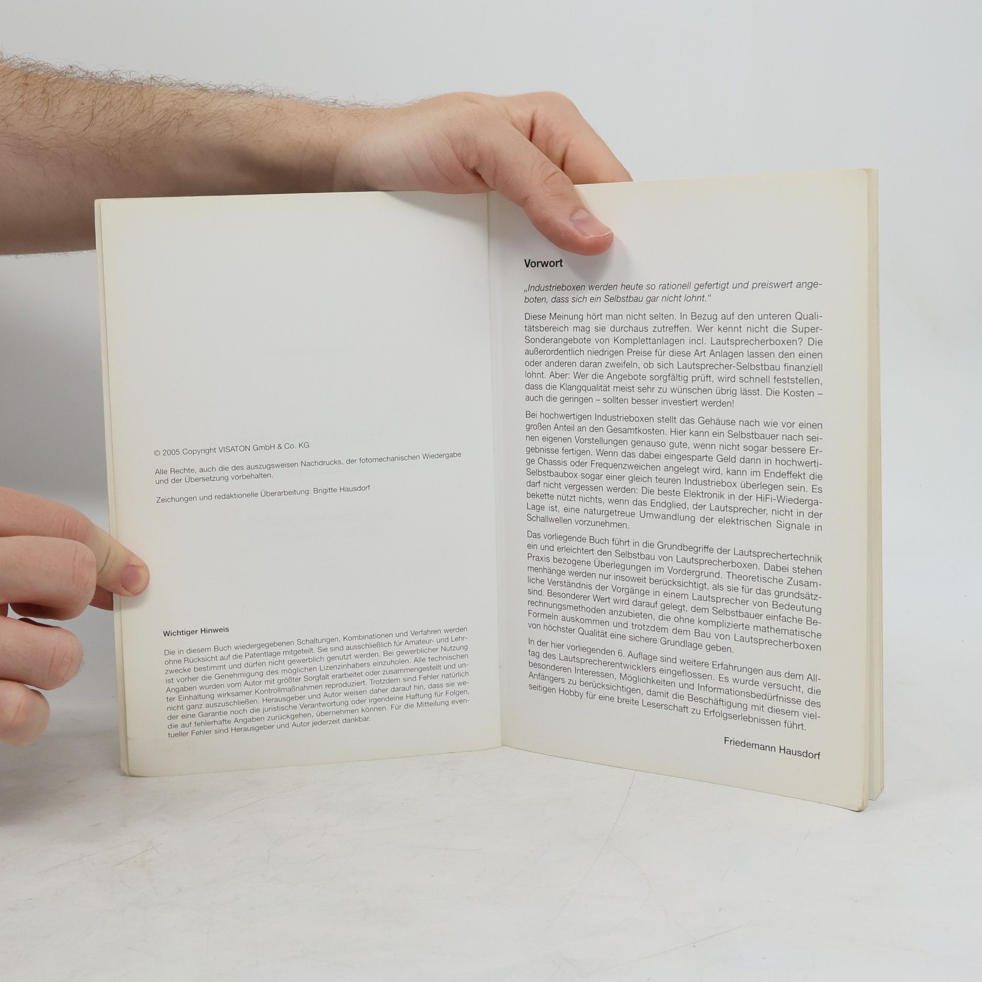 Friedemann Hausdorf Handbuch der Lautsprechertechnik