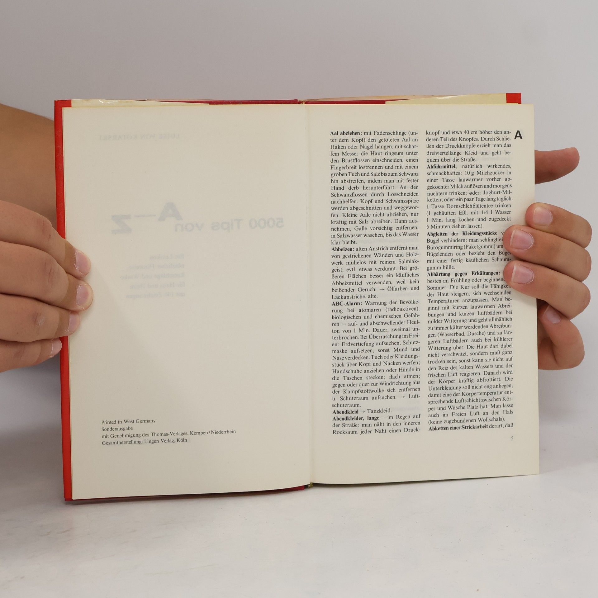Luise von Kotarski 5 Tausend Tips von A-Z