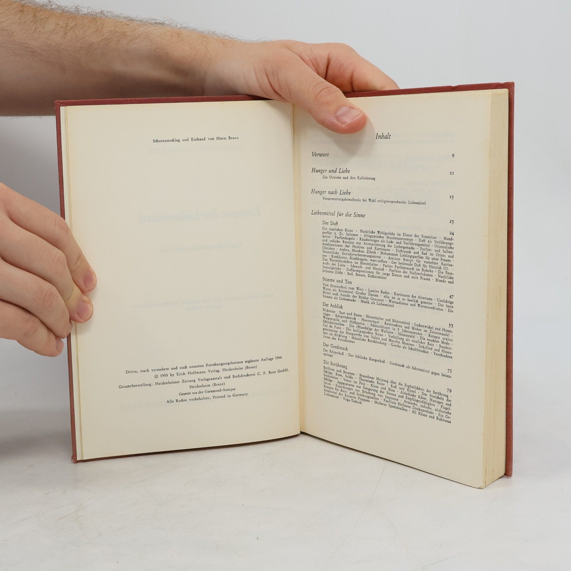 Friedrich R. Lehmann Rezepte der Liebesmittel