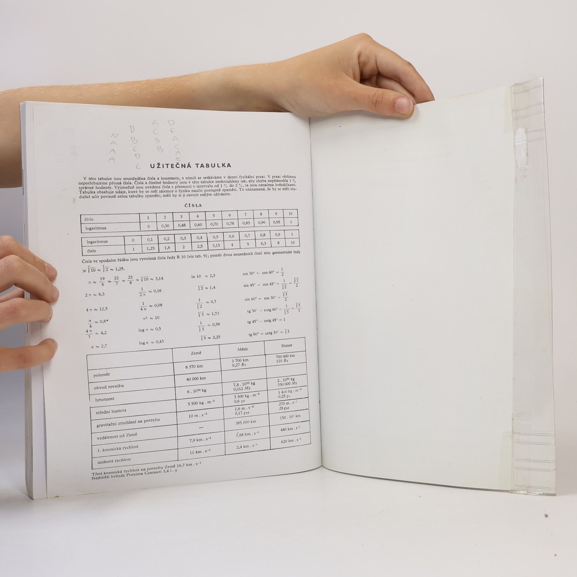 Kolektív autorov Matematické, fyzikální a chemické tabulky pro střední školy