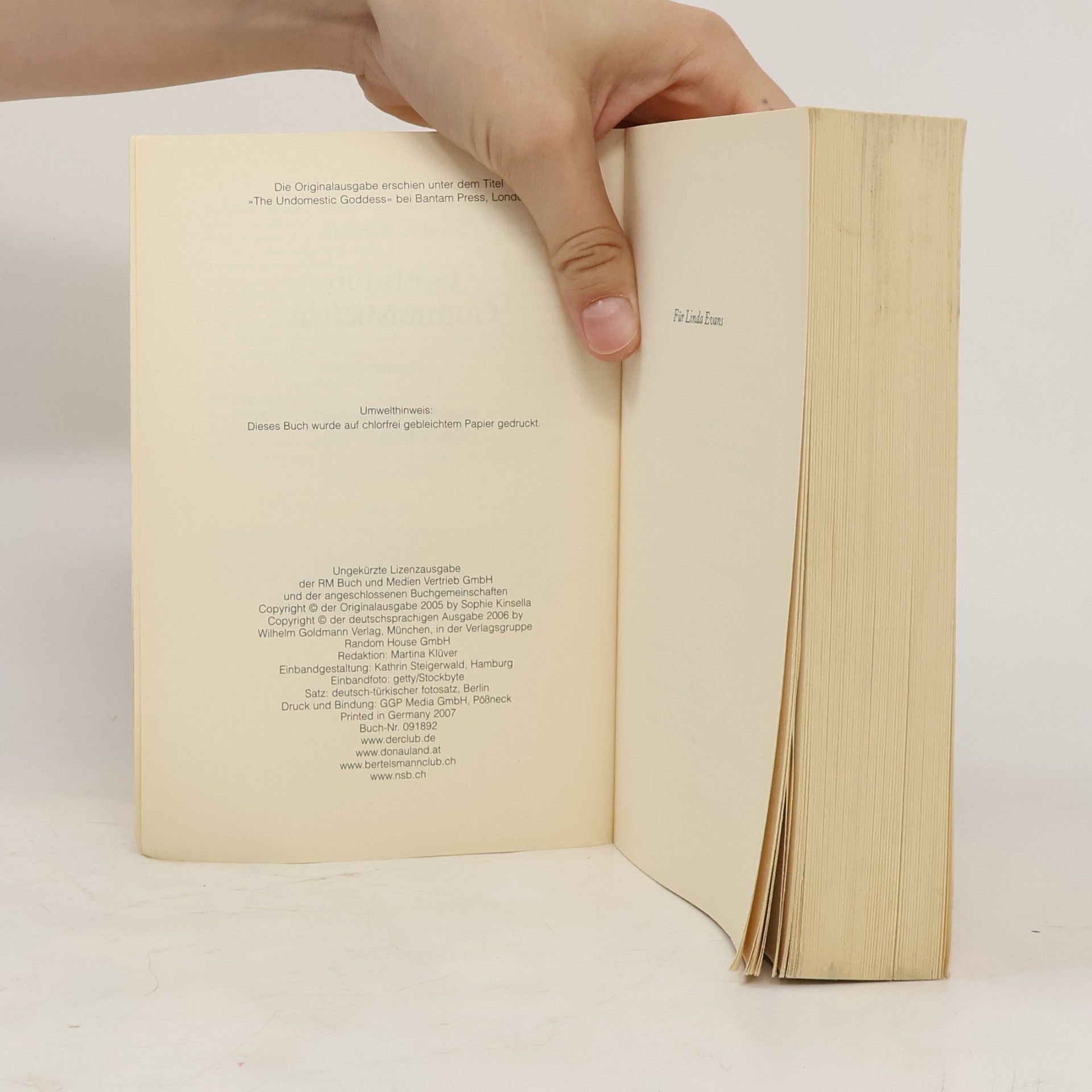 Sophie Kinsella Göttin in Gummistiefeln