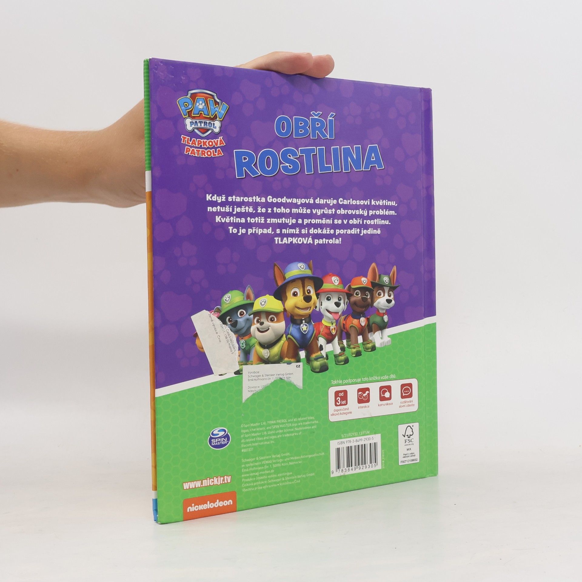 Kolektiv autorů Paw Patrol. Obří rostlina