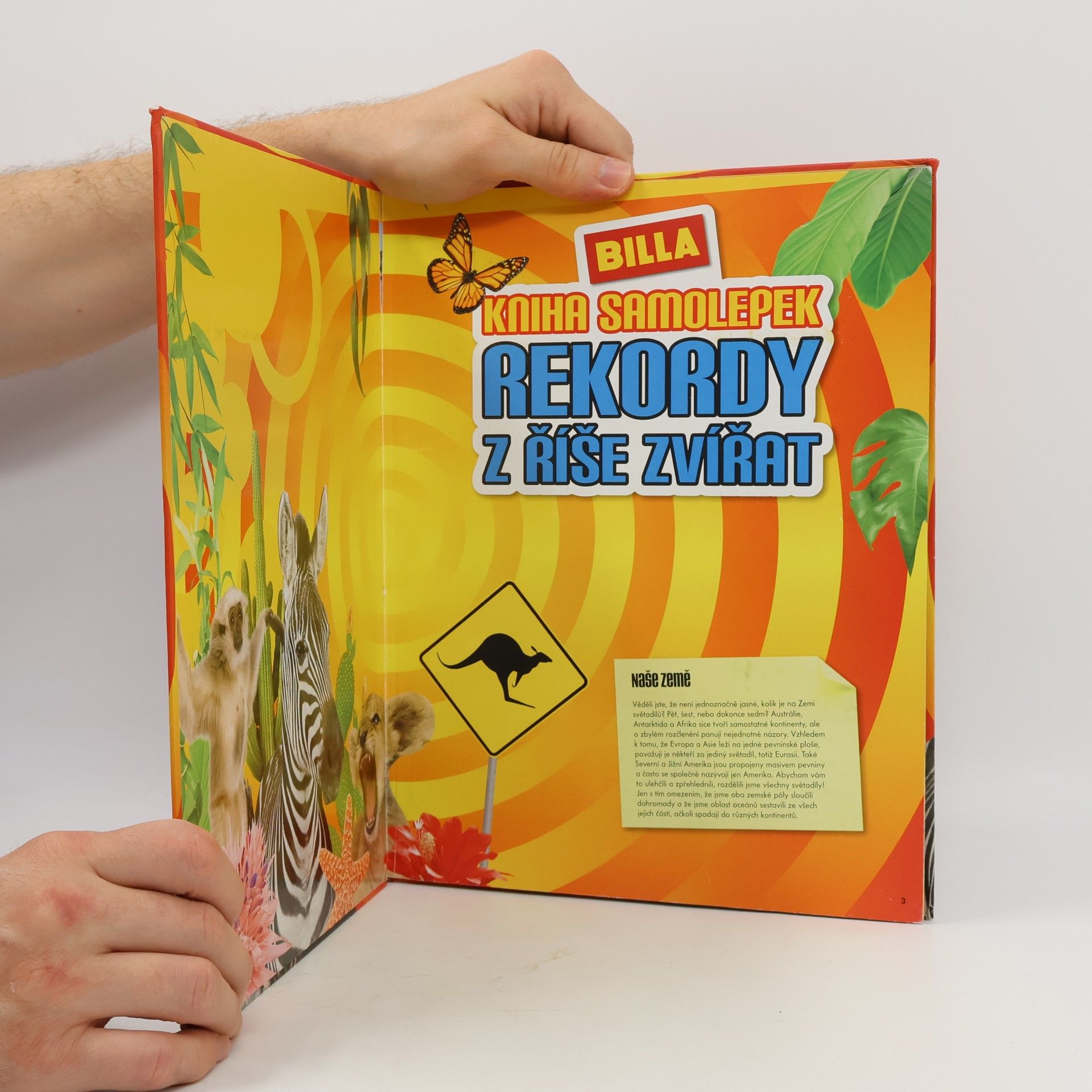 Autorenkollektiv Kniha samolepek. Rekordy z říše zvířat