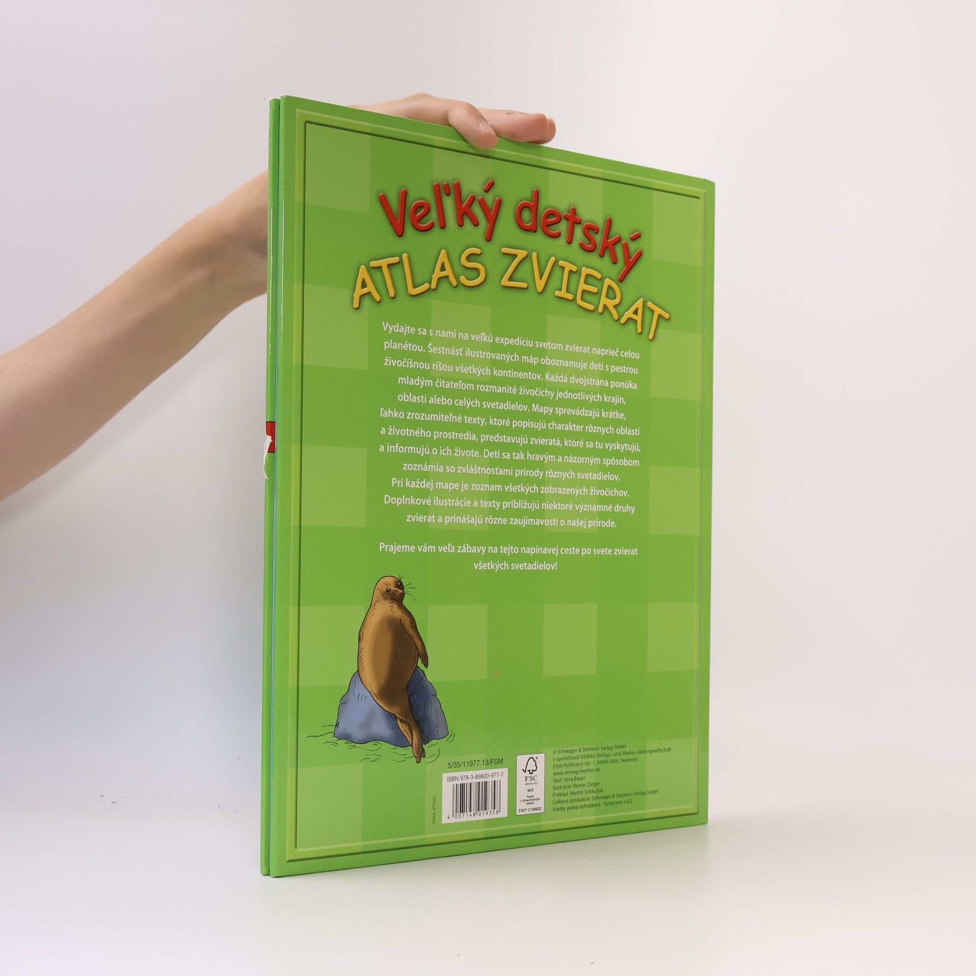 Vera Bauer Veľký detský atlas zvierat