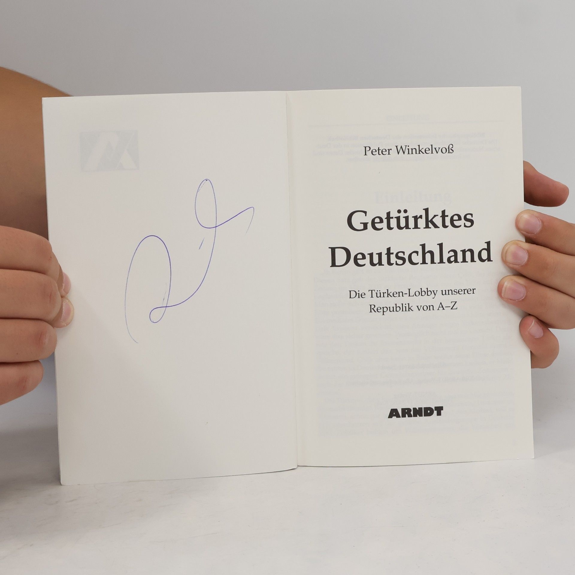 Peter Winkelvoß Getürktes Deutschland