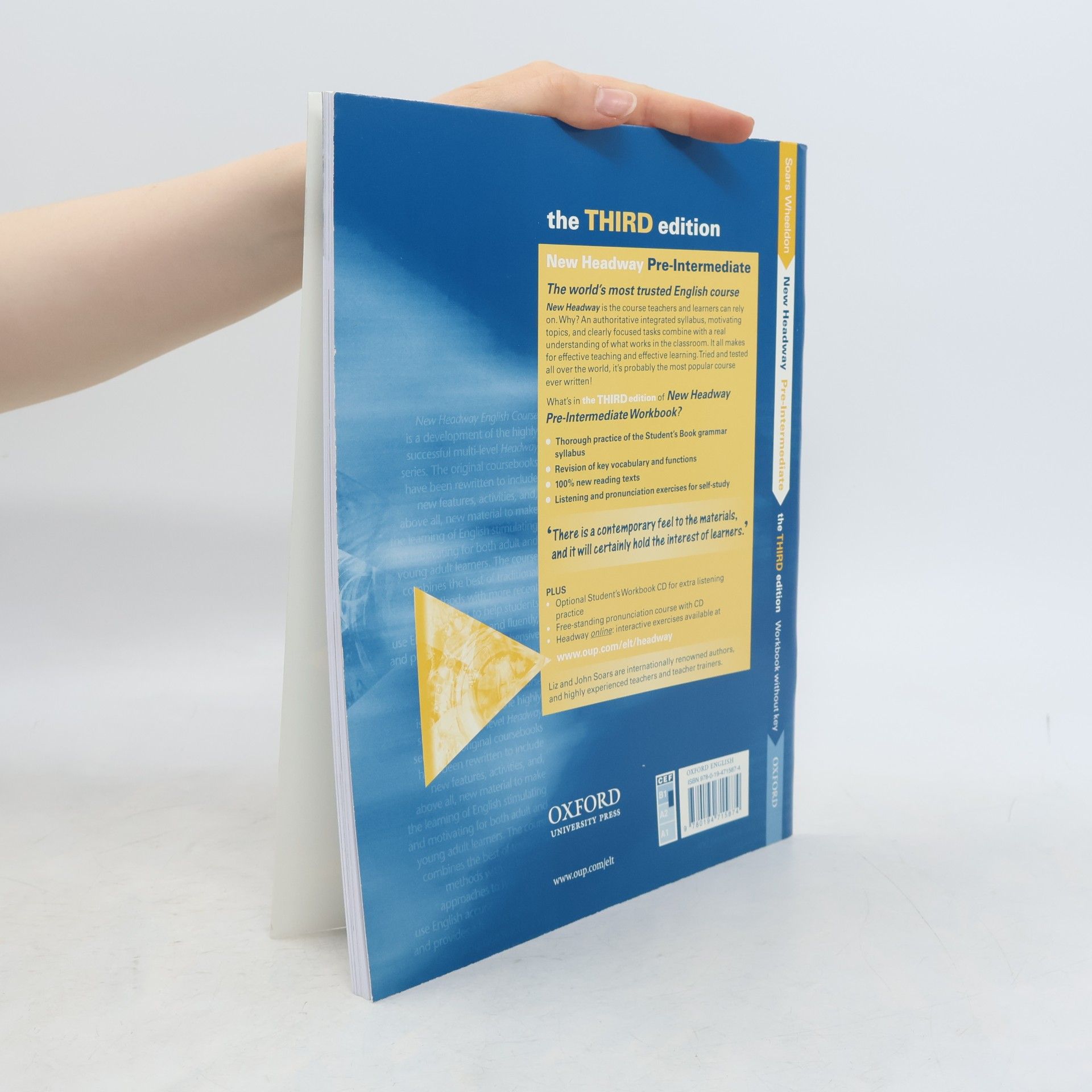 John Soars New Headway Pre-Intermediate Workbook without Key