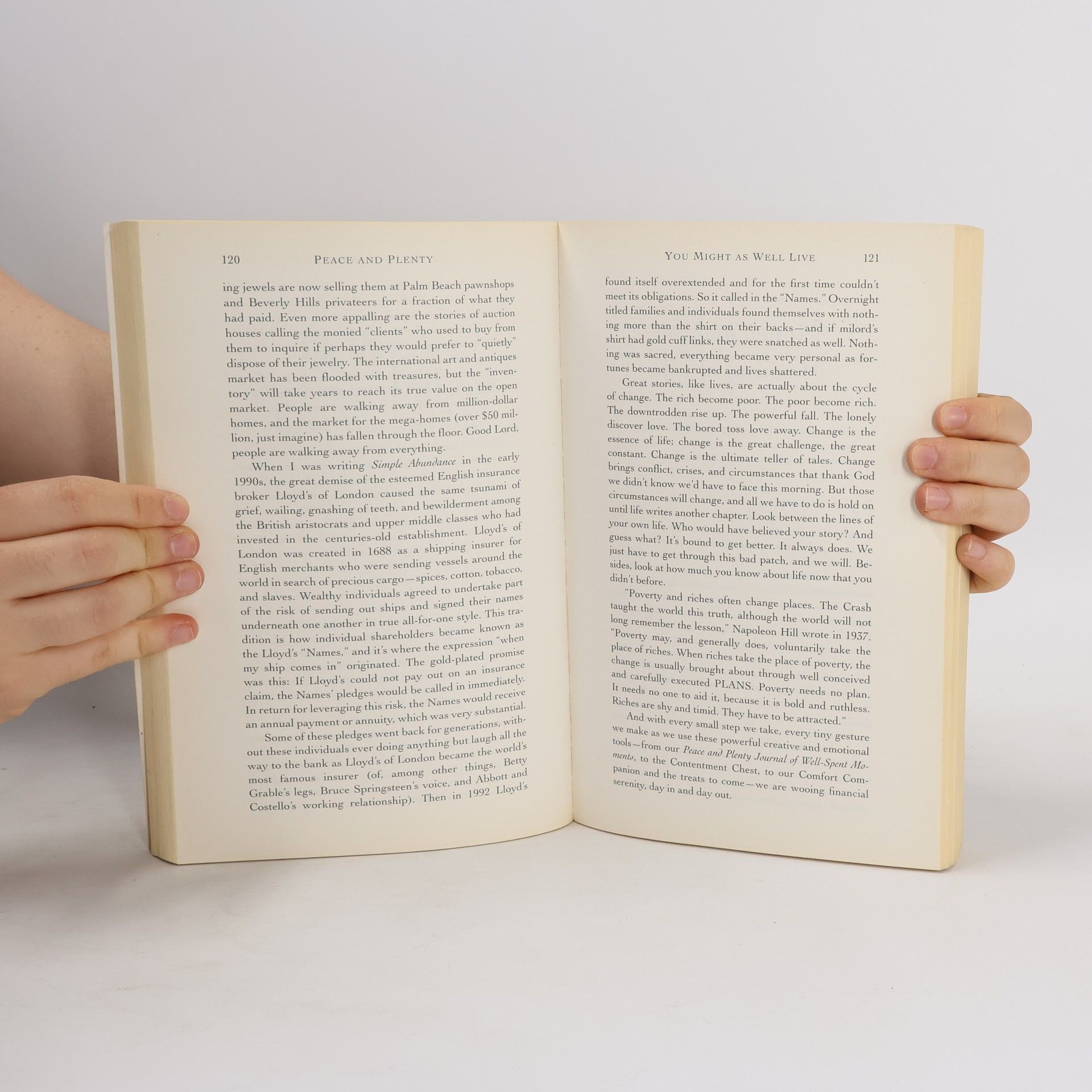Sarah Breathnach Ban Peace and Plenty
