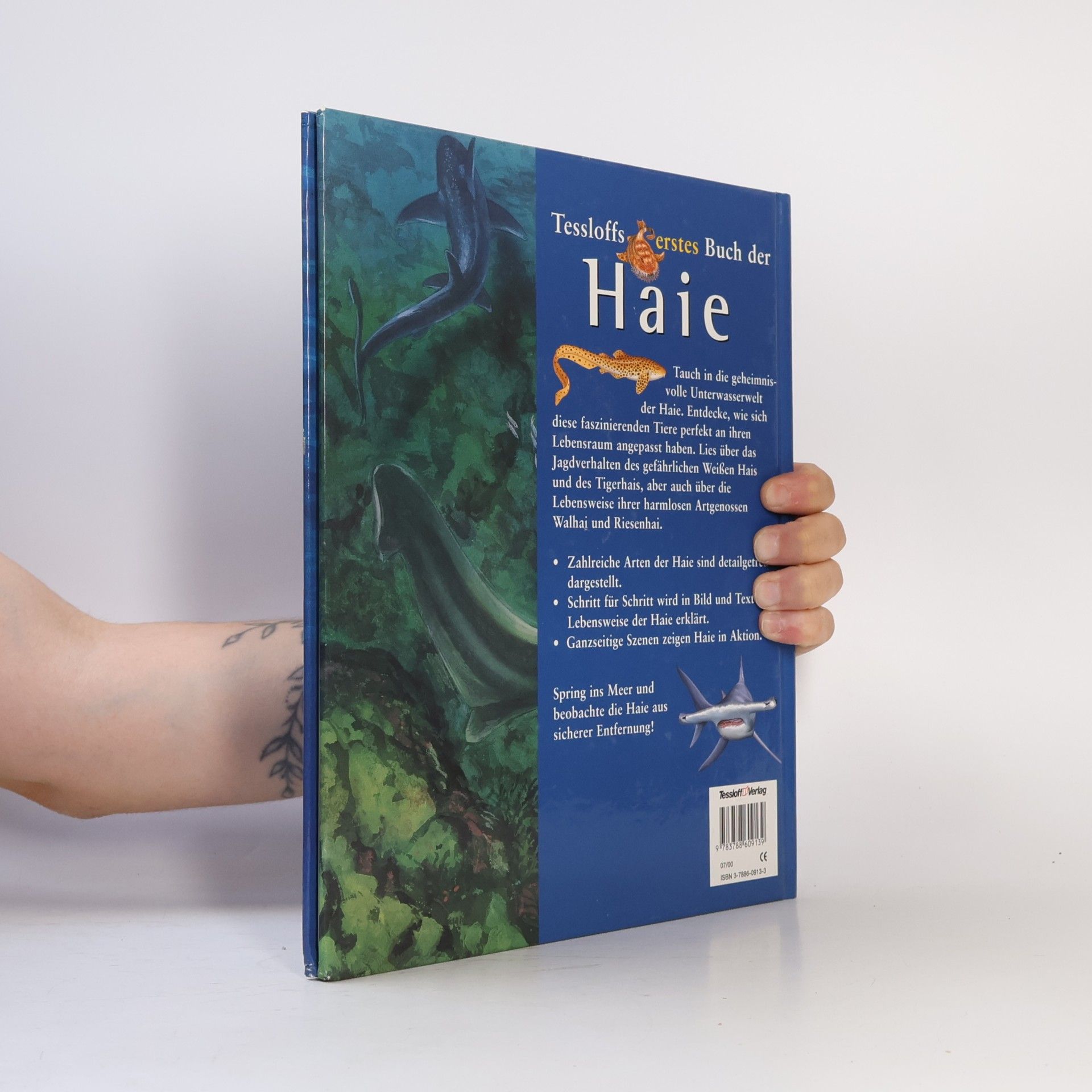 Claire Llewellyn Tessloffs erstes Buch der Haie