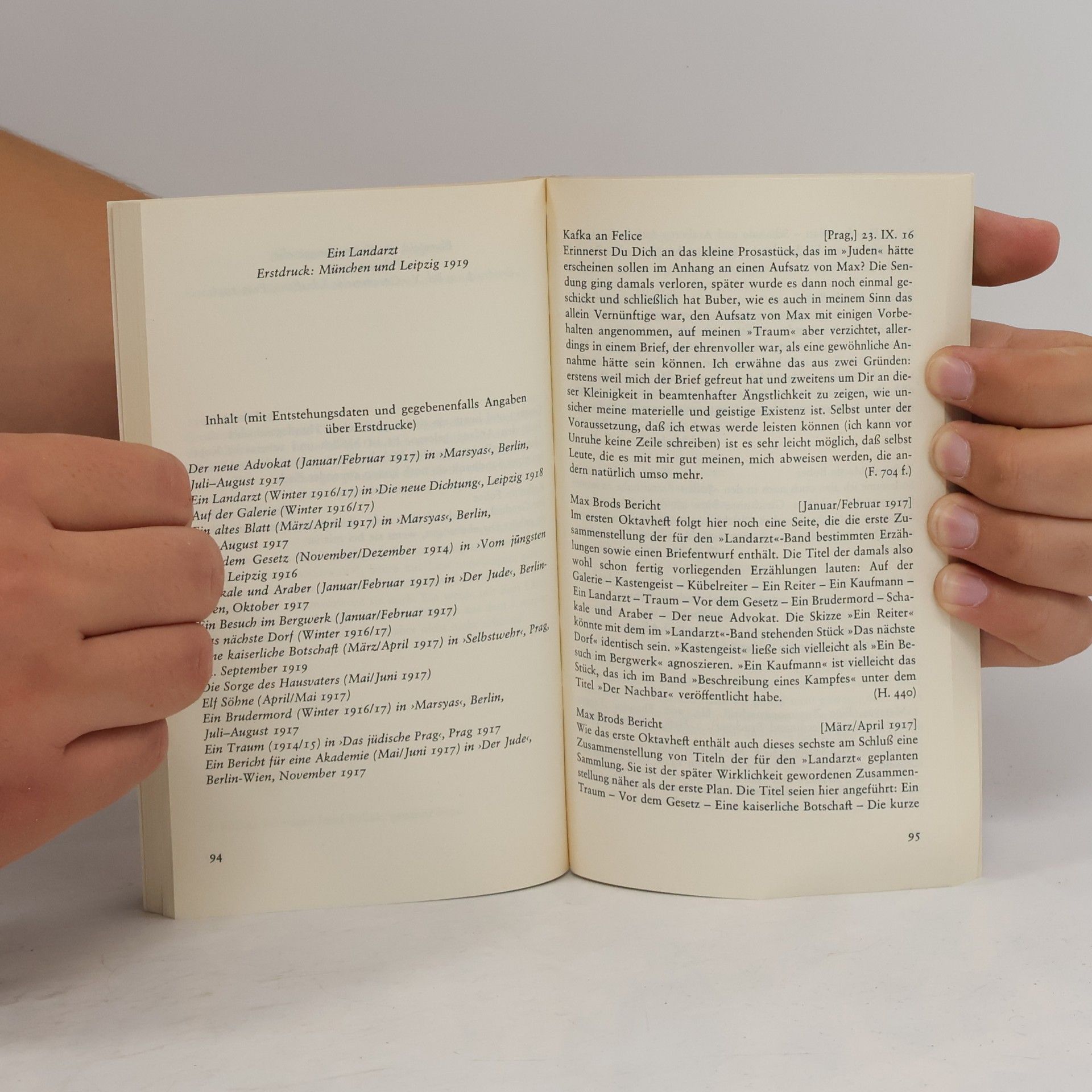 Franz Kafka Der Dichter über sein Werk