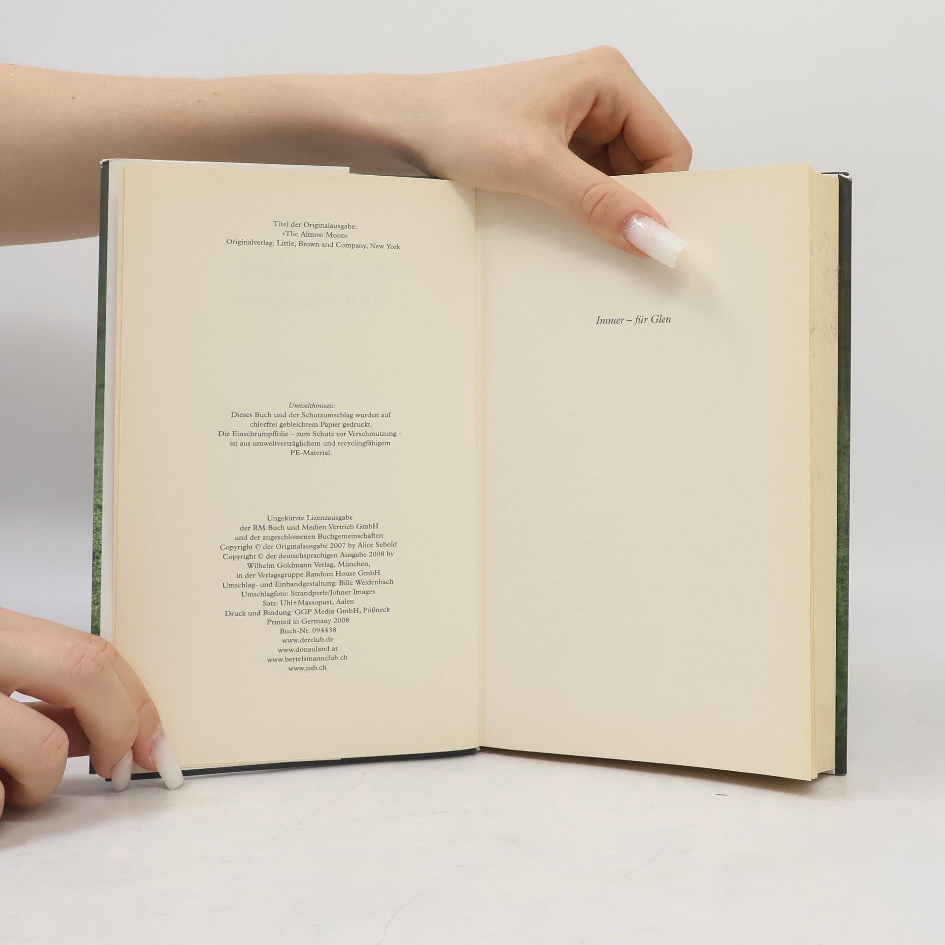 Alice Sebold Das Gesicht des Mondes
