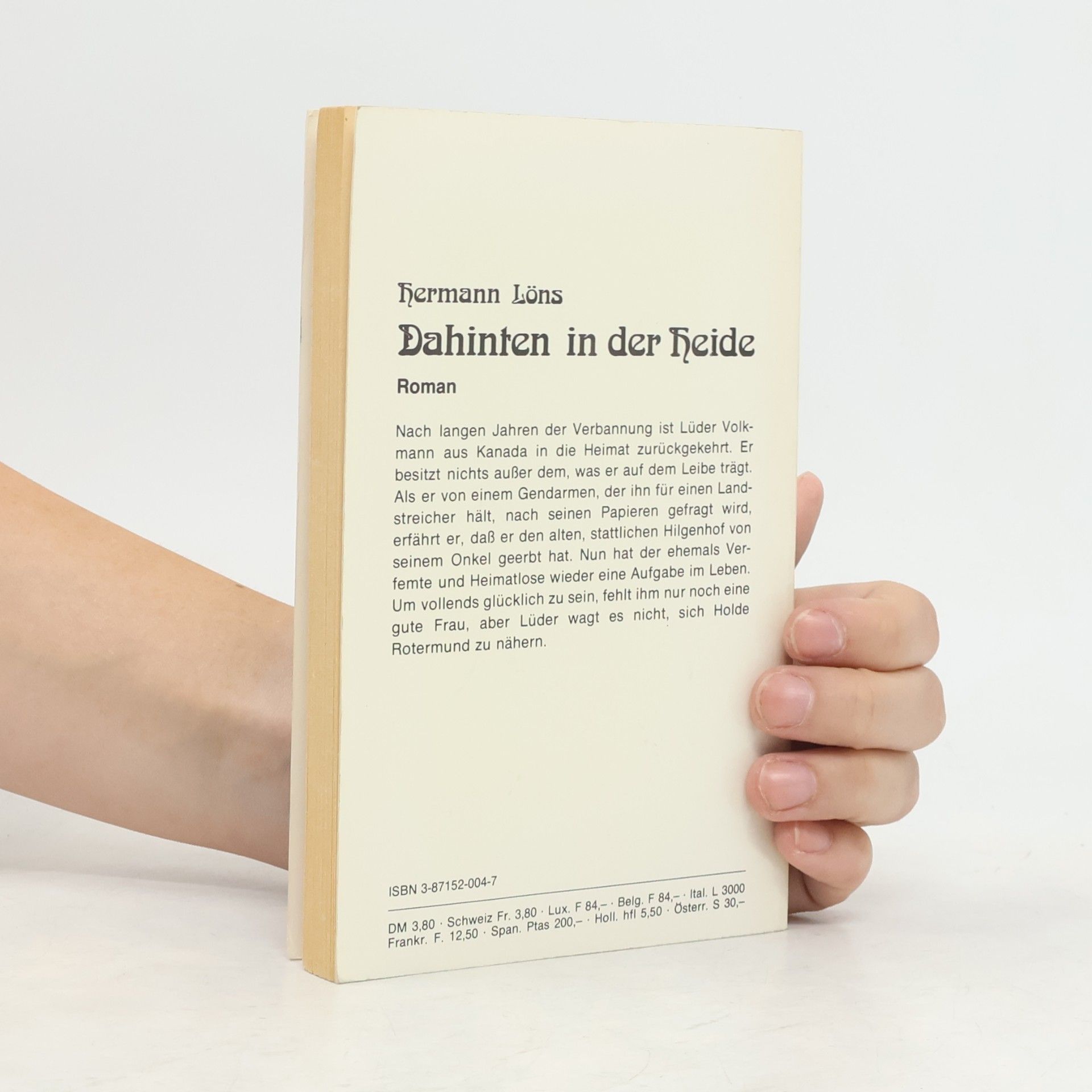 Hermann Löns Dahinten in der Heide