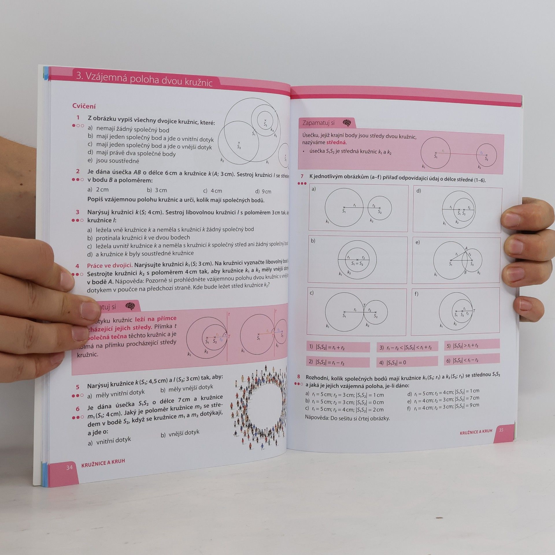 Autorenkollektiv Hravá matematika 8 - Učebnice 2. díl (geometrie)