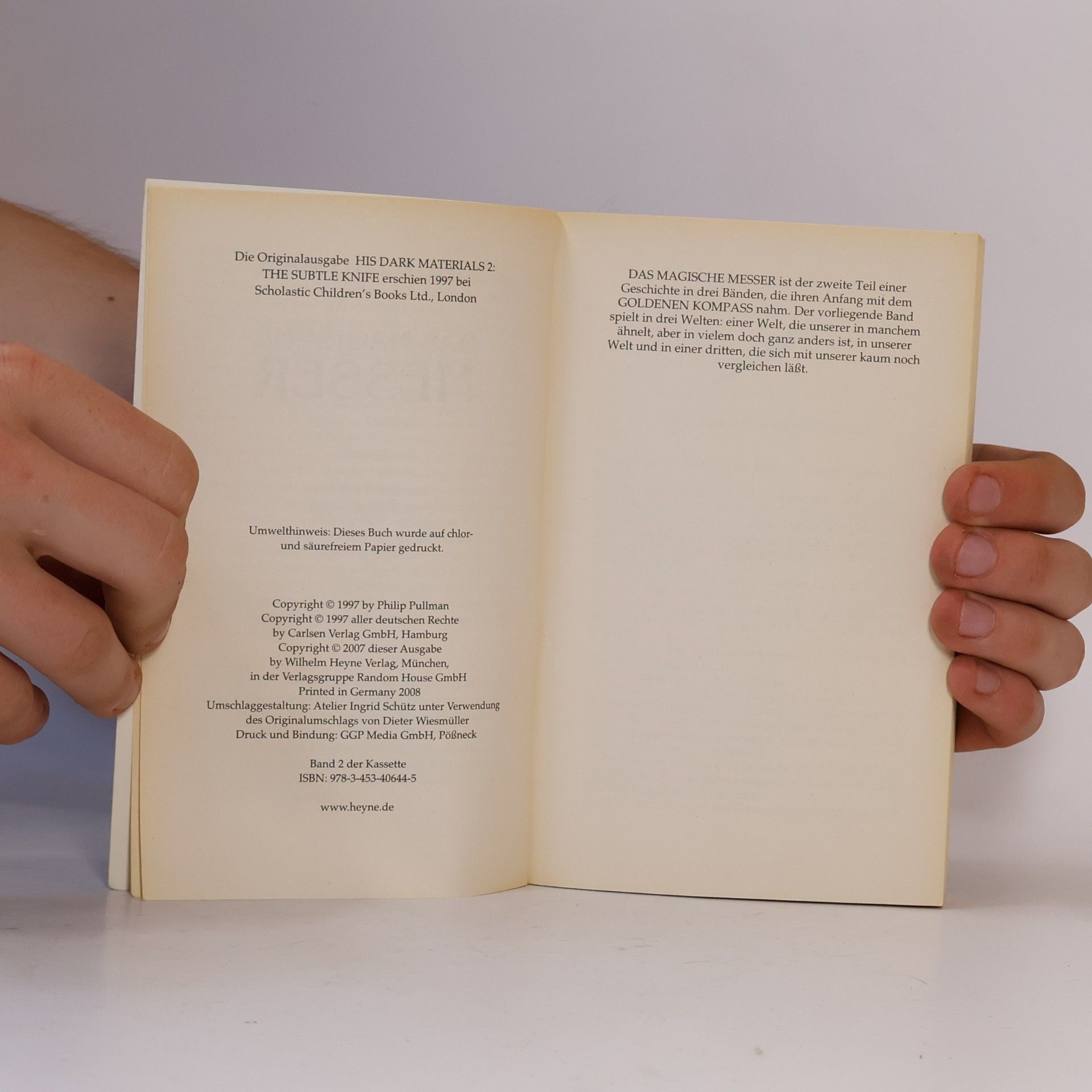 Philip Pullman Das Magische Messer