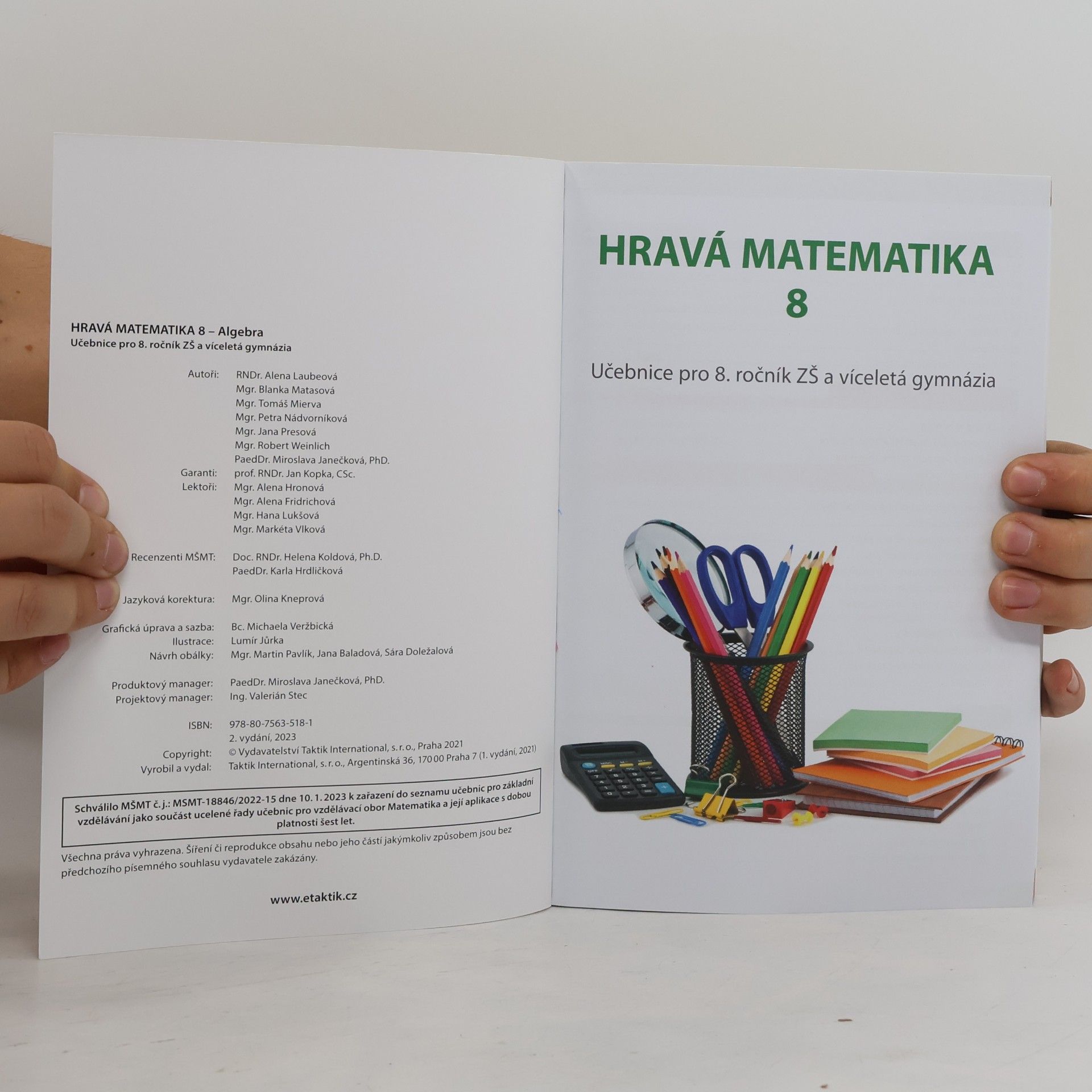 Alena Laubeová Hravá matematika 8: Algebra