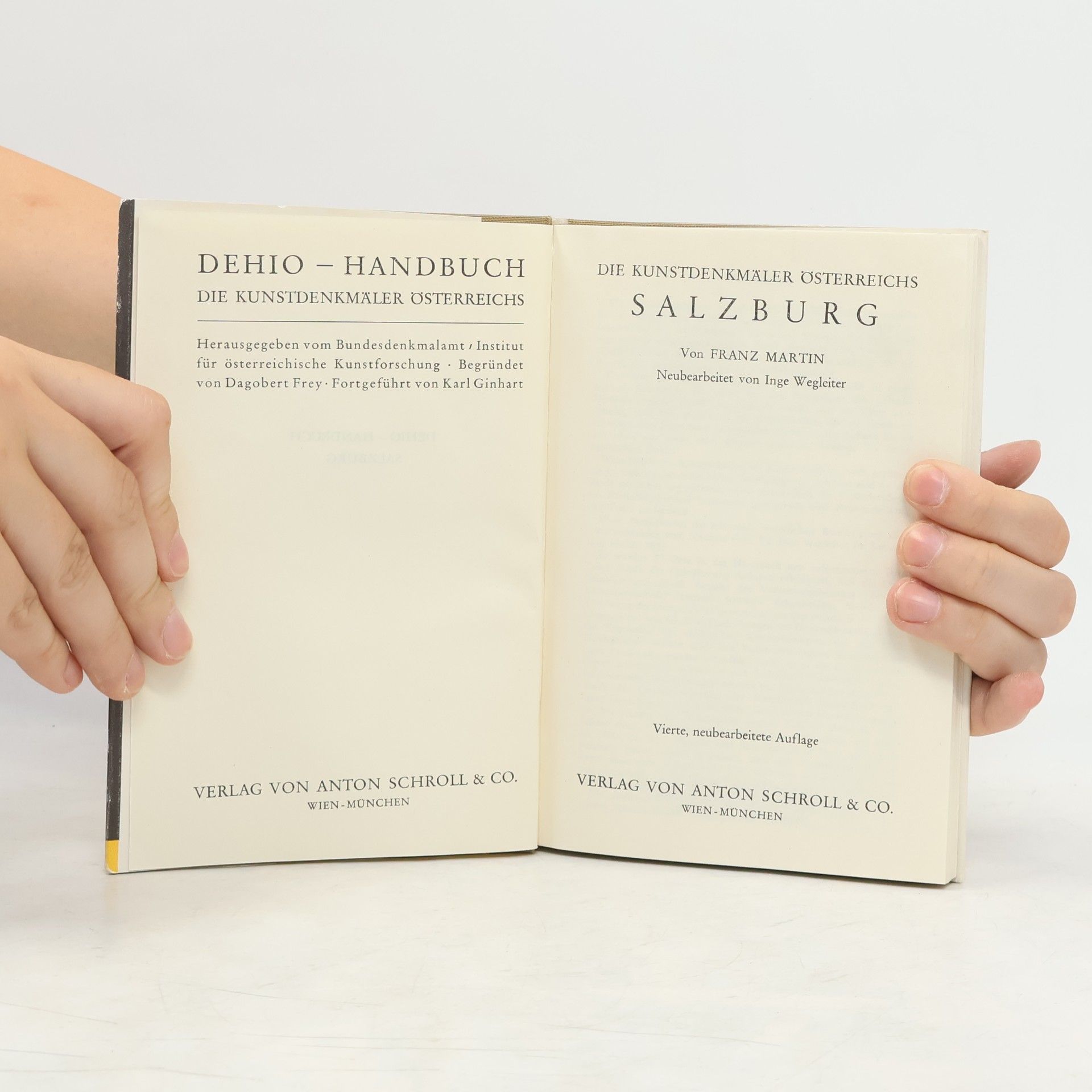 Franz Martin Dehio-Handbuch. Die Kunstdenkmäler Österreichs. Salzburg