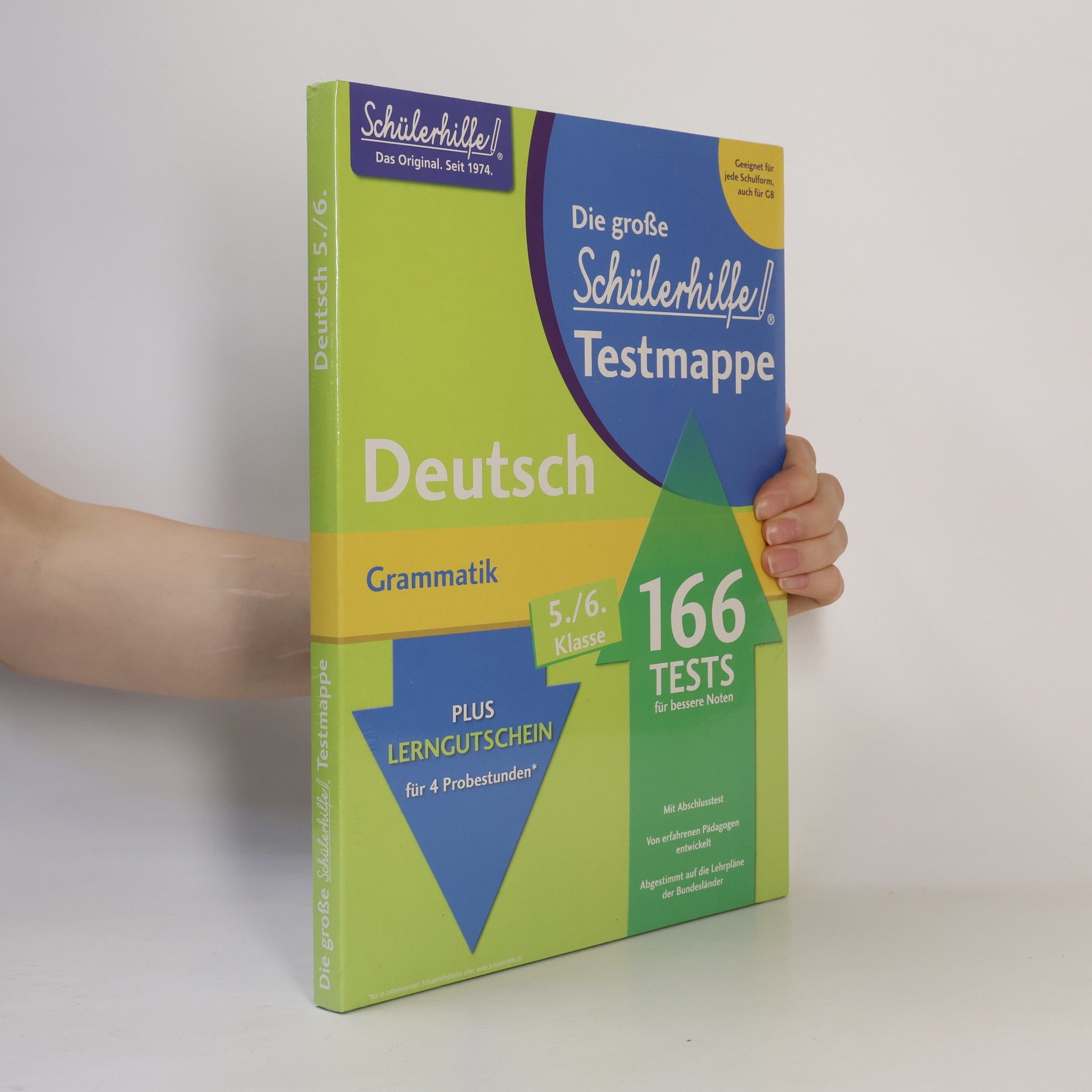 Kolektív autorov Die große Schülerhilfe Testmappe. Deutsch Grammatik 5./6. Klasse
