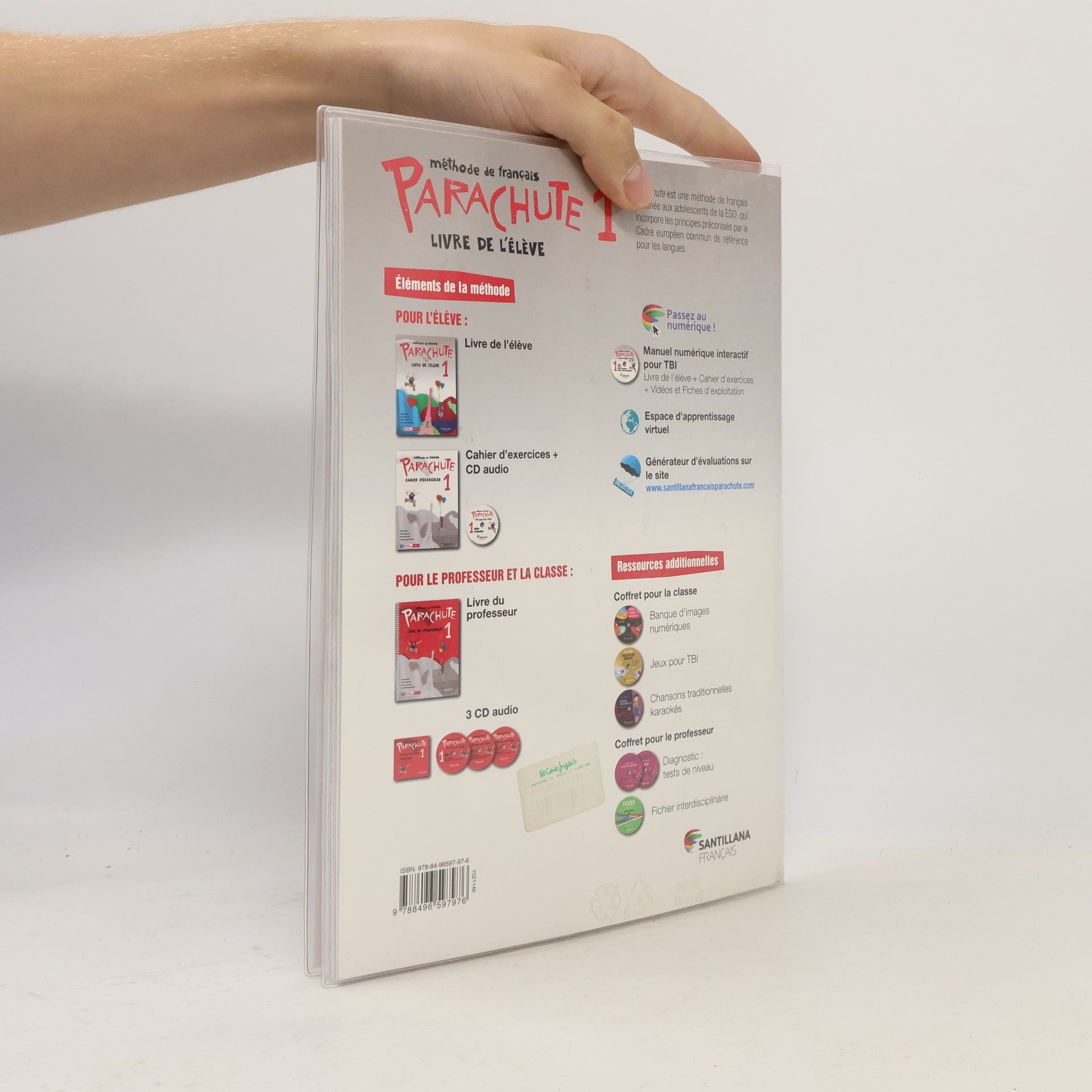 Kolektiv autorů Parachute 1: Livre de l'éleve