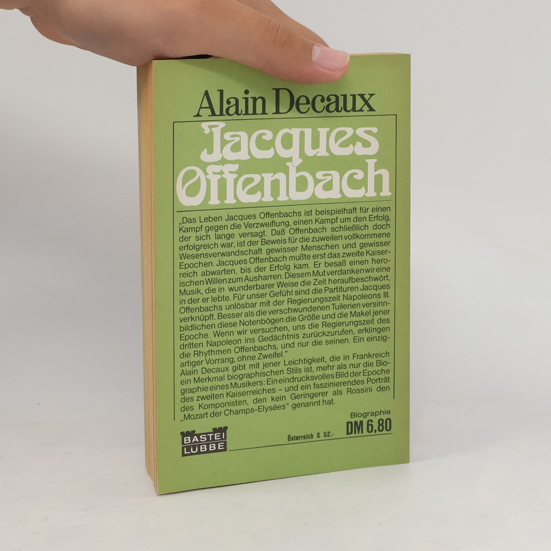 Alain Decaux Jacques Offenbach
