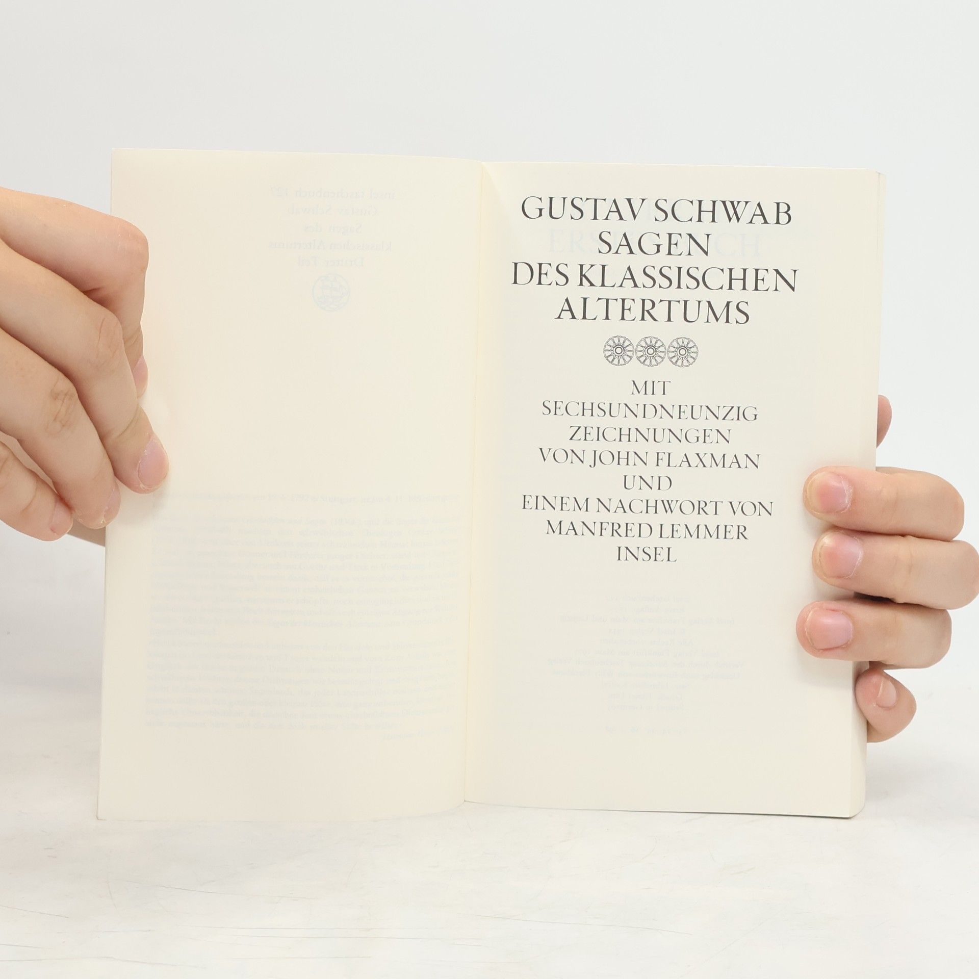 Gustav Schwab Sagen des klassischen Altertums 3