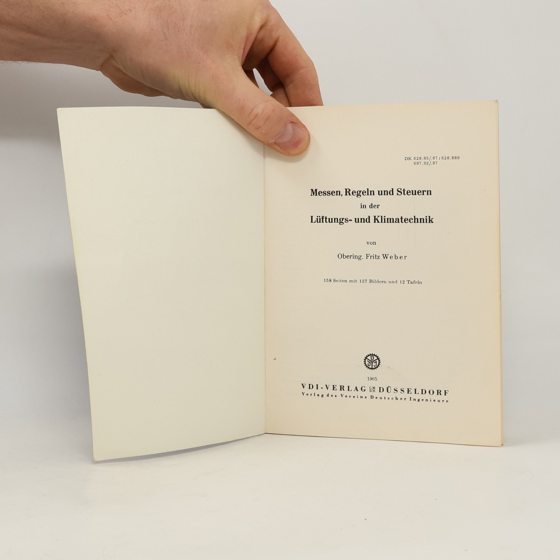 Fritz Weber Messen, Regeln und Steuern in der Lüftungs- und Klimatechnik
