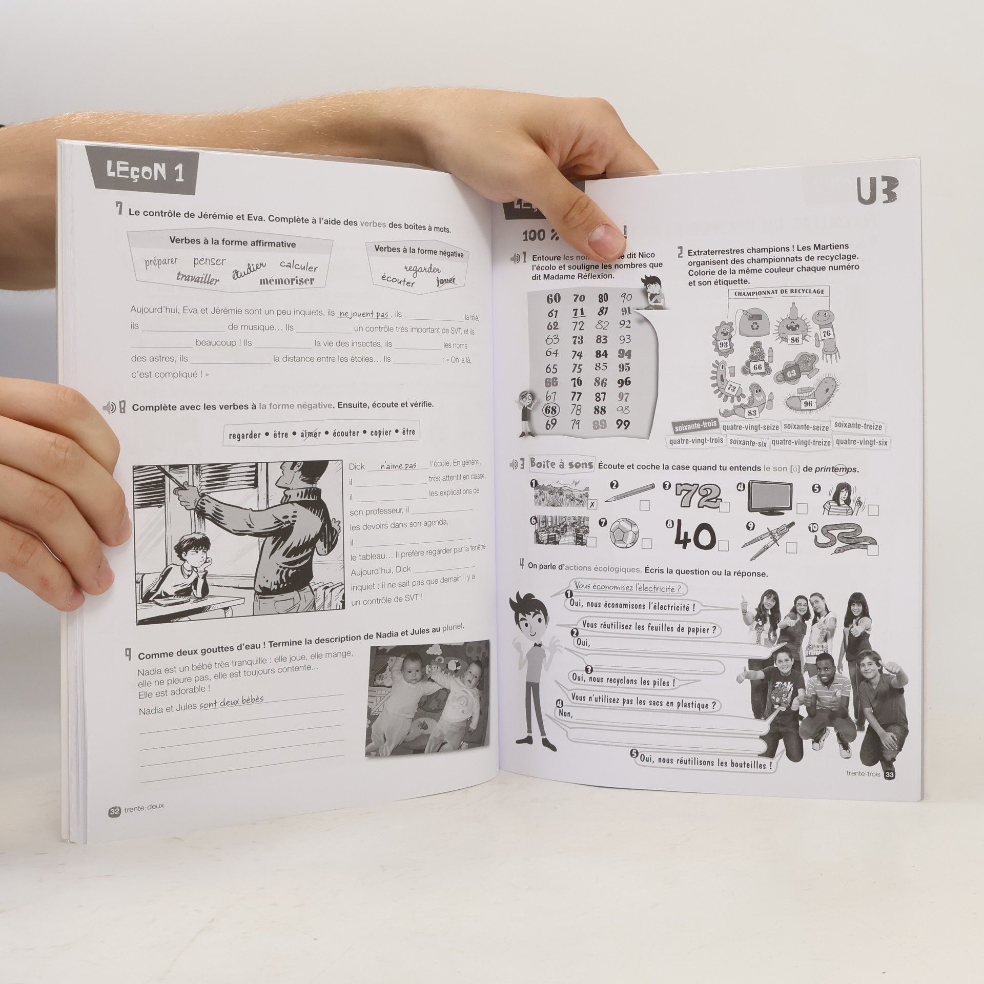 Hénar Nogal Parachute 1 cahier d'exercices - méthode de français - niveau A1