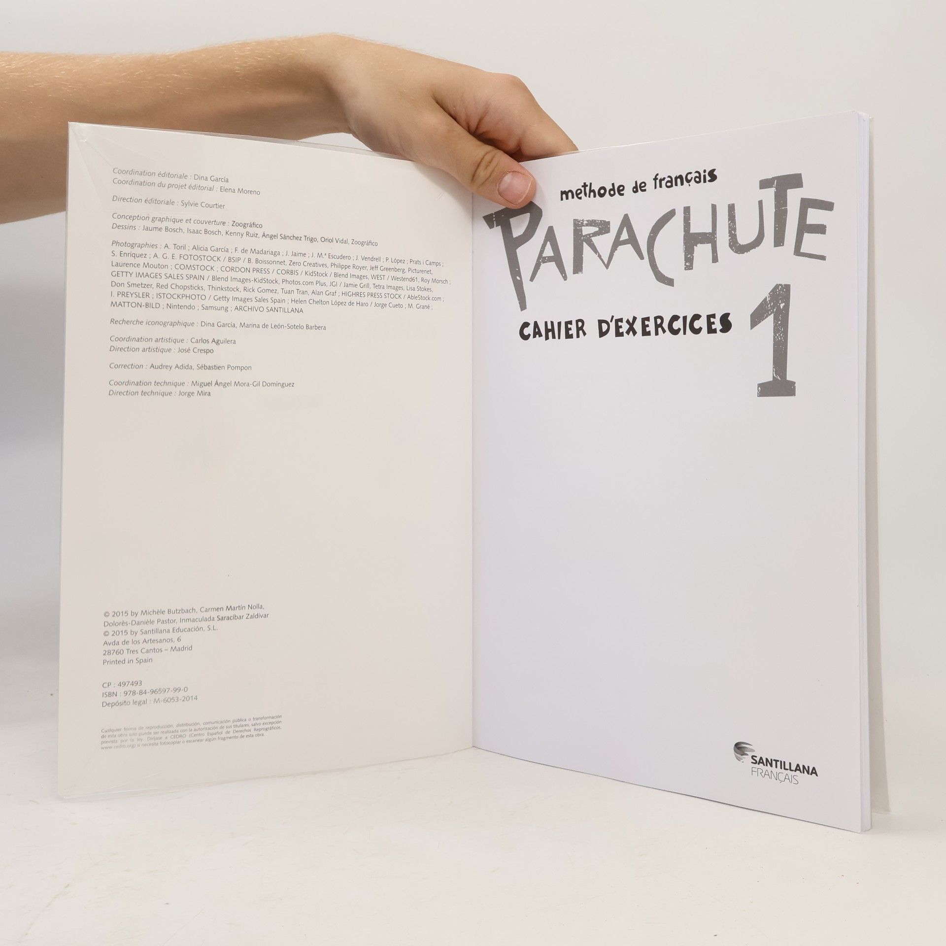 Hénar Nogal Parachute 1 cahier d'exercices - méthode de français - niveau A1
