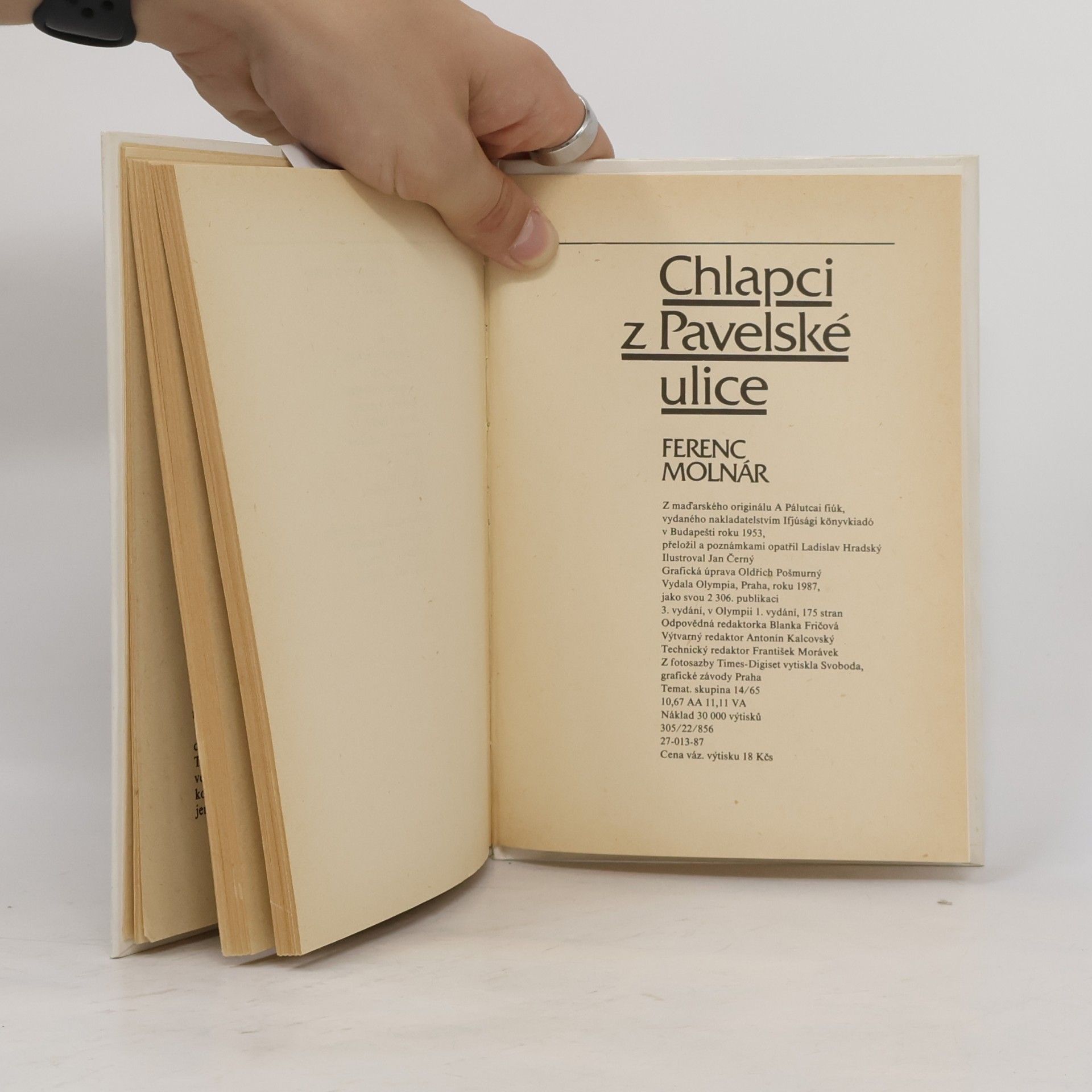 Ferenc Molnár Chlapci z Pavelské ulice