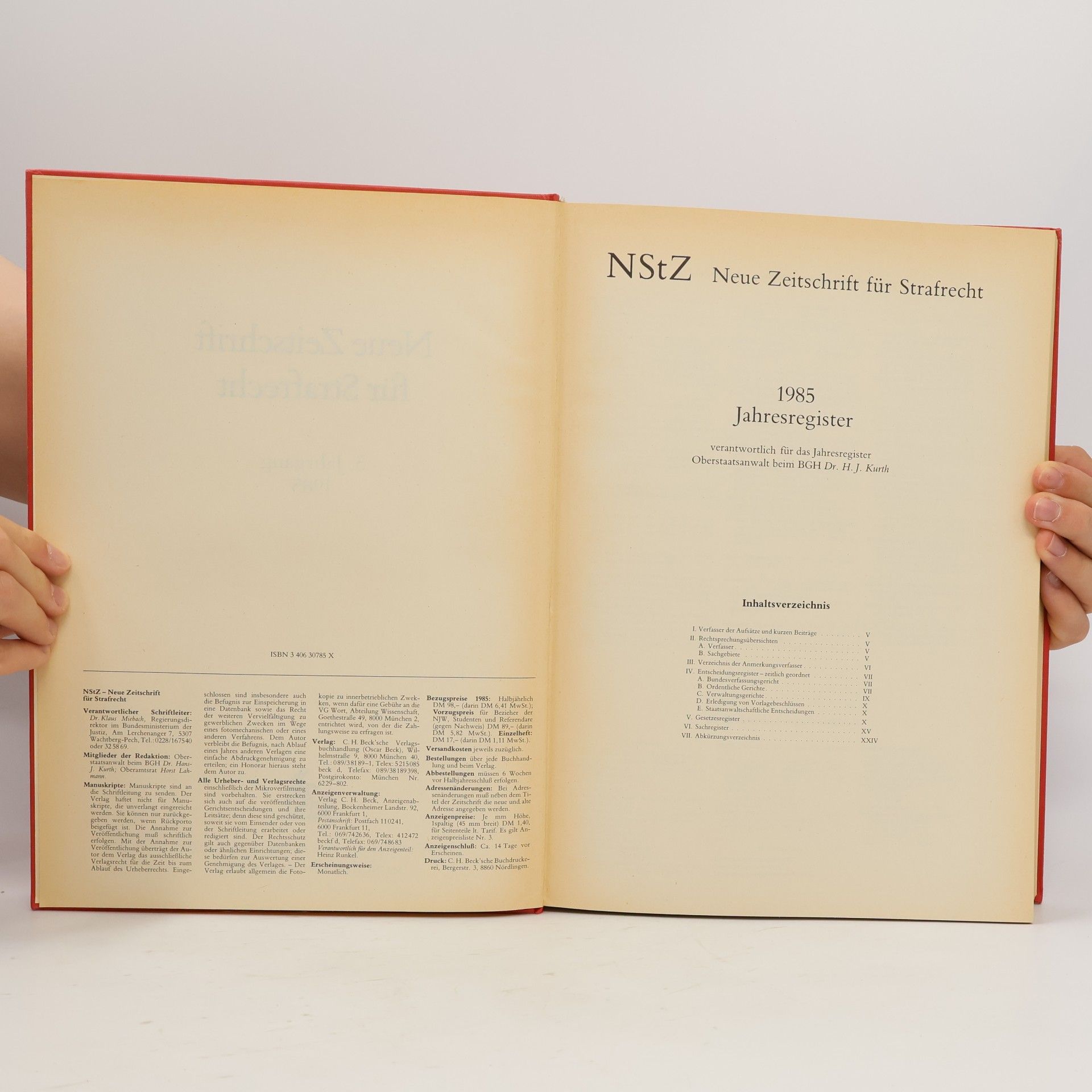 Hans-J. Kurth Neue Zeitschrift für Strafrecht 5