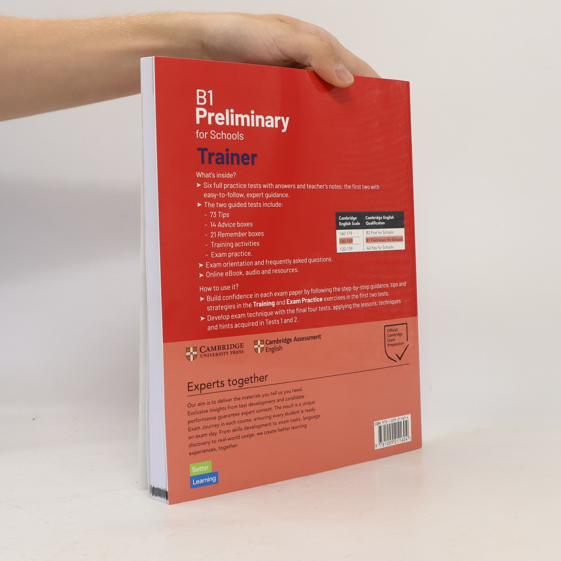 B1 Preliminary for Schools Trainer 1 for the Revised 2020 Exam Second Edition Six Practice Tests with Answers and Teacher's Notes with Resources Download with eBook
