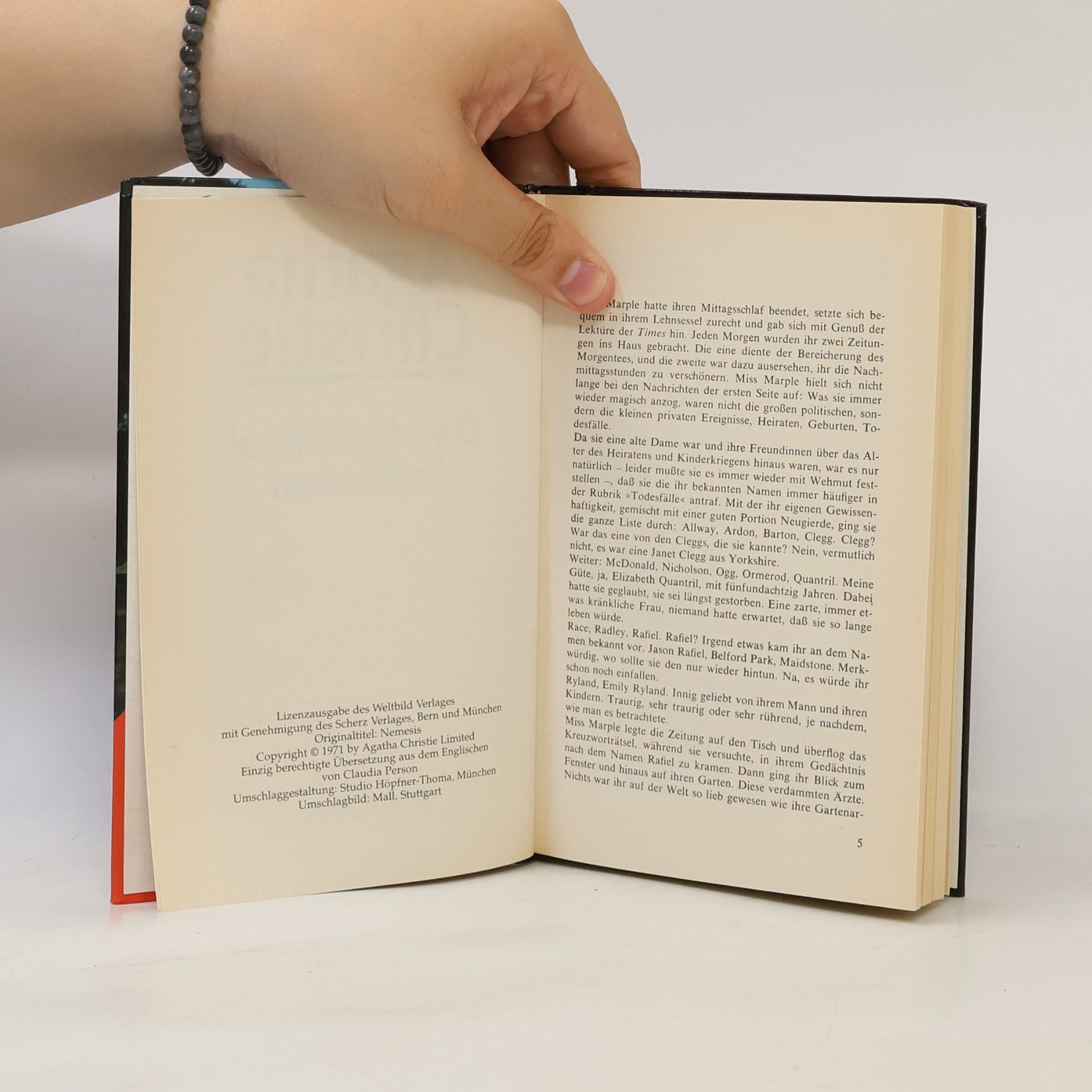 Agatha Christie Das Schicksal in Person